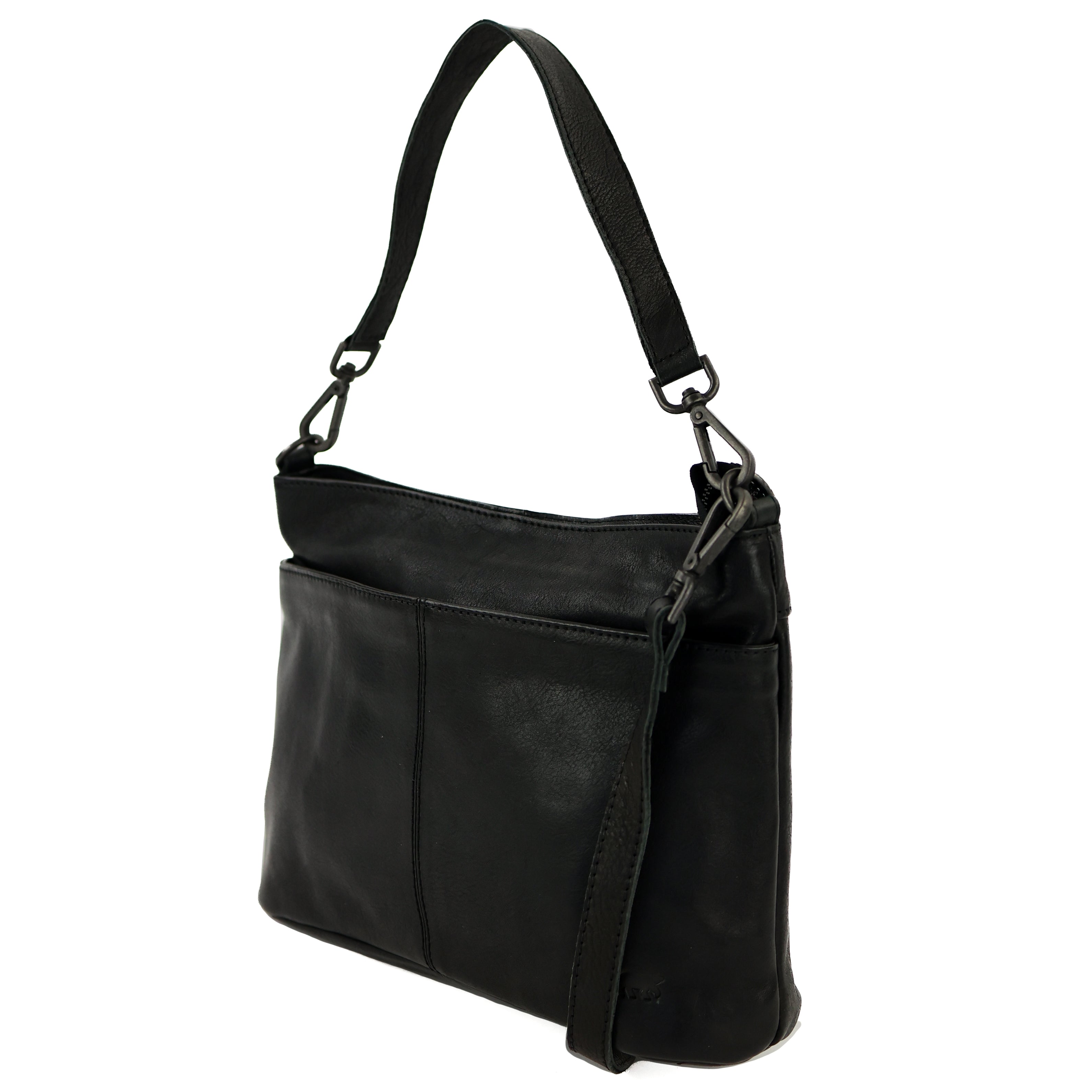 Hand-/Umhängetasche 'Angelica' schwarz - CP 1536