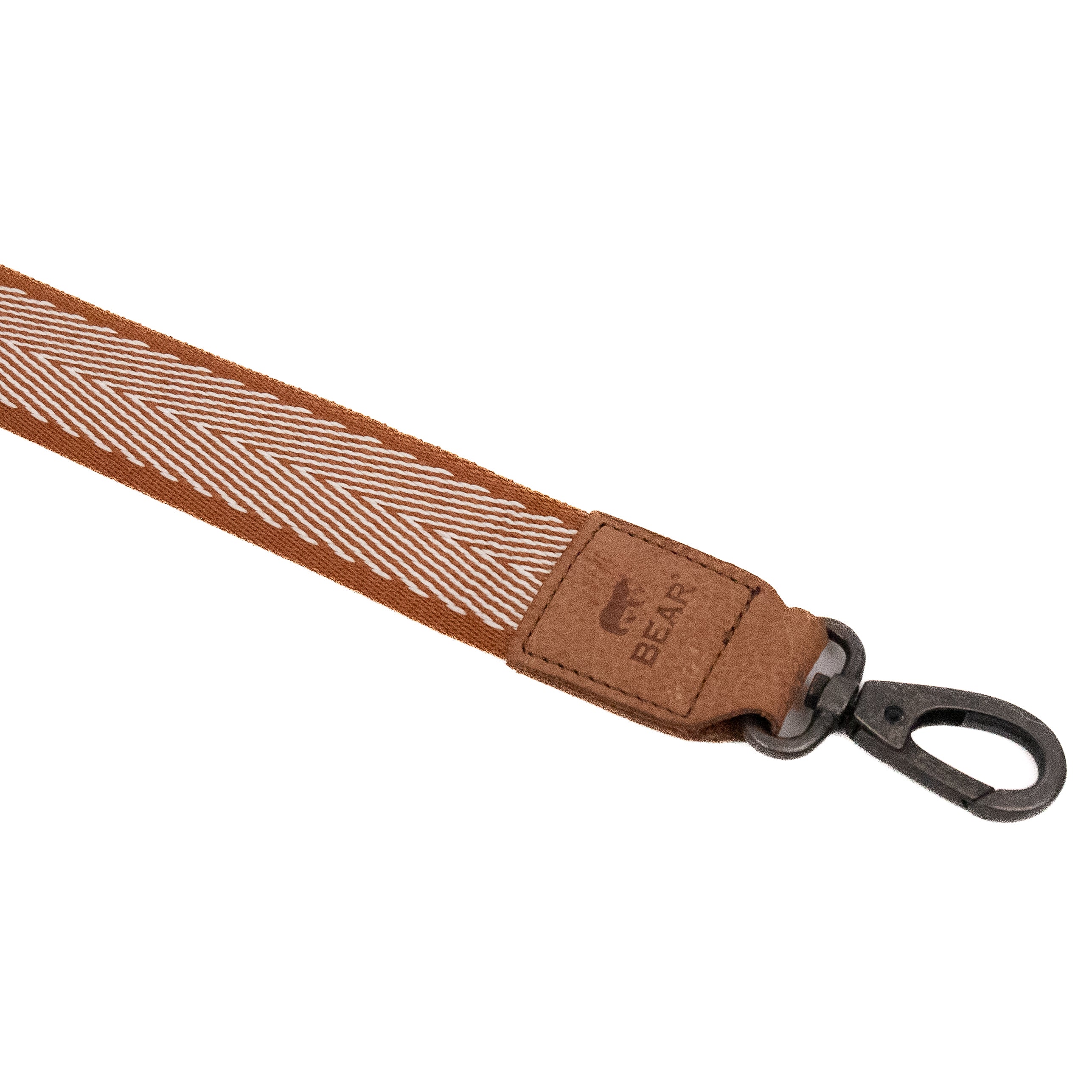 Bag Strap 'Arrow' Cognac/Weiß