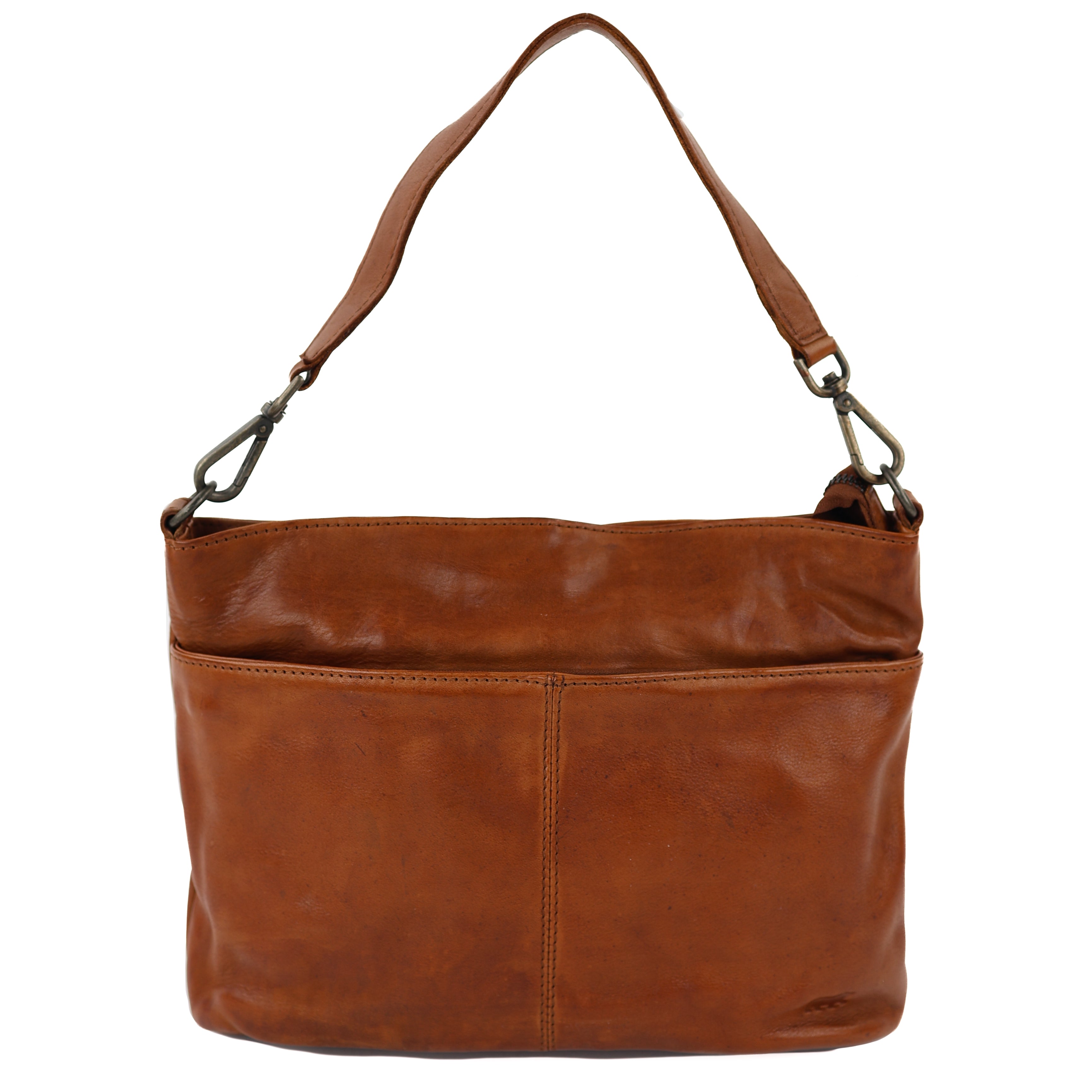Hand-/Umhängetasche 'Angelica' cognac - CP 1536