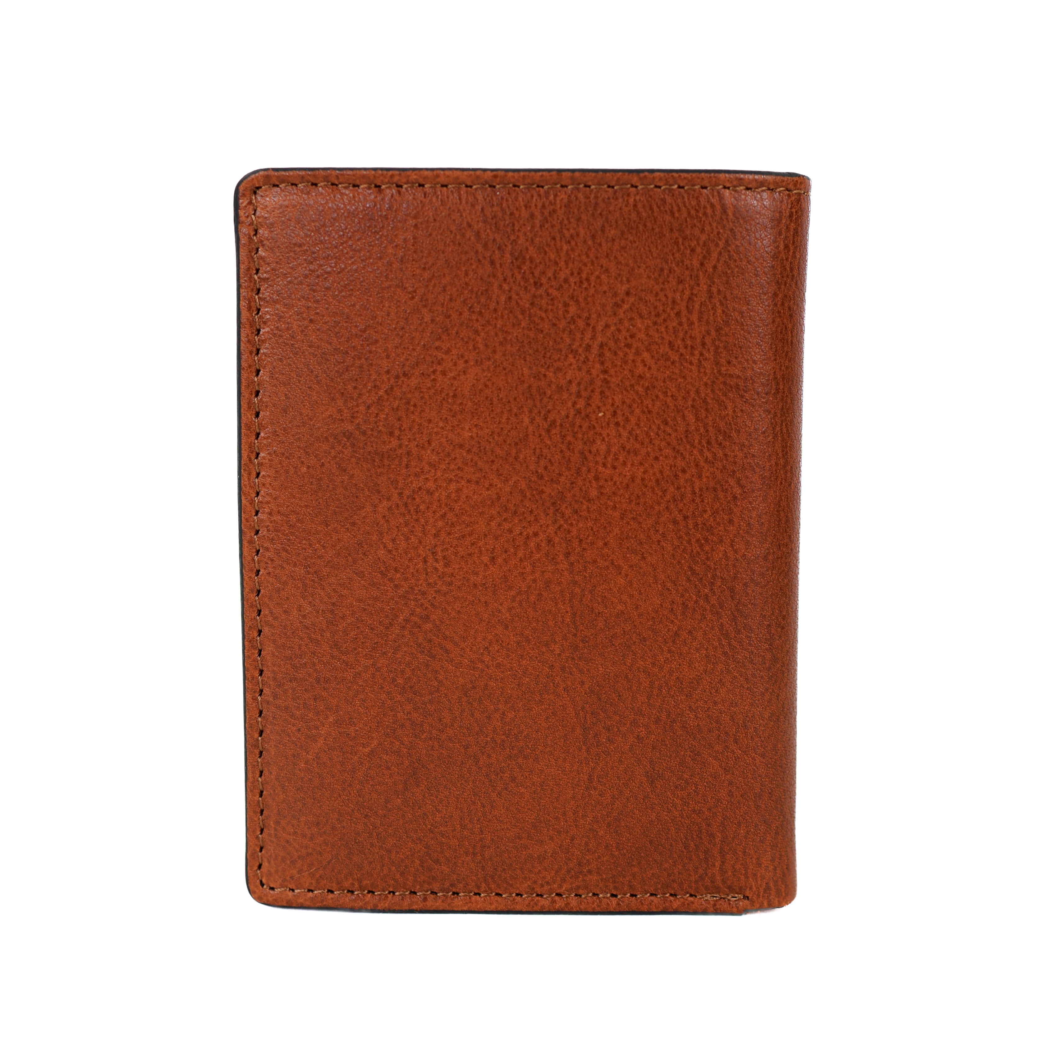Luxuriöse hohe Brieftasche/Geldbörse „Enrico“ cognac
