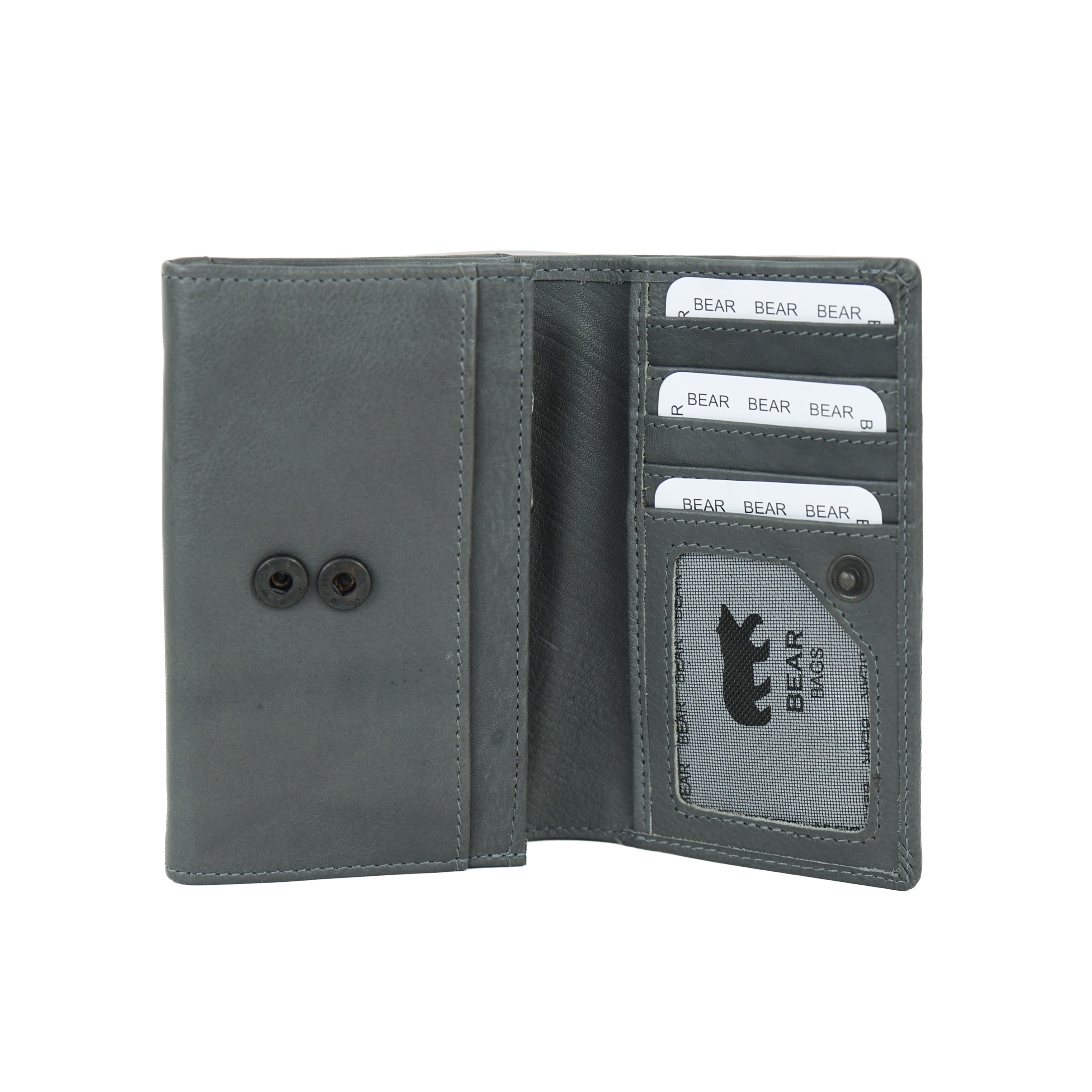 RFID Geldbörse mit Überschlag 'Sweety' Charcoal
