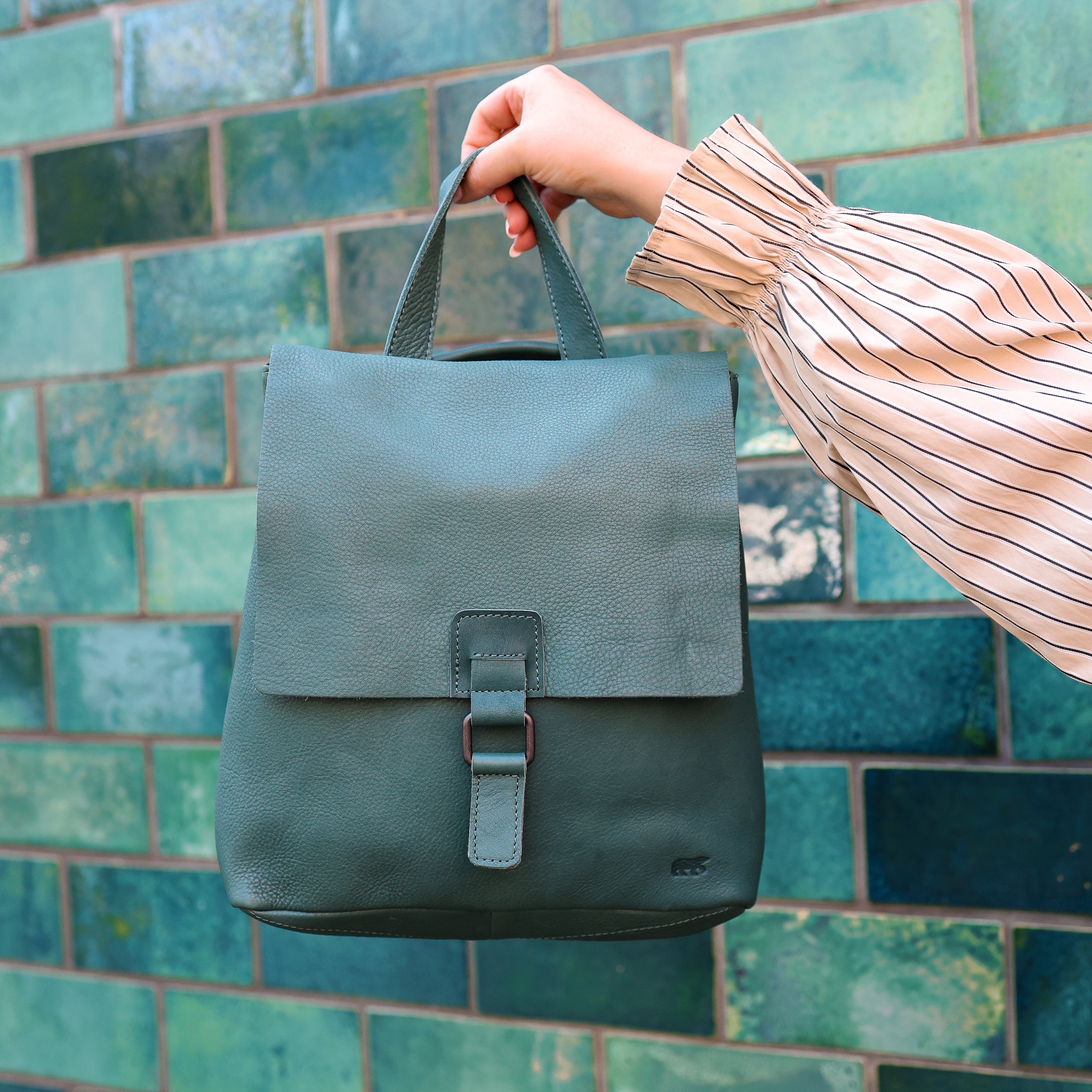 Rucksack/Umhängetasche 'Jesse' Aqua