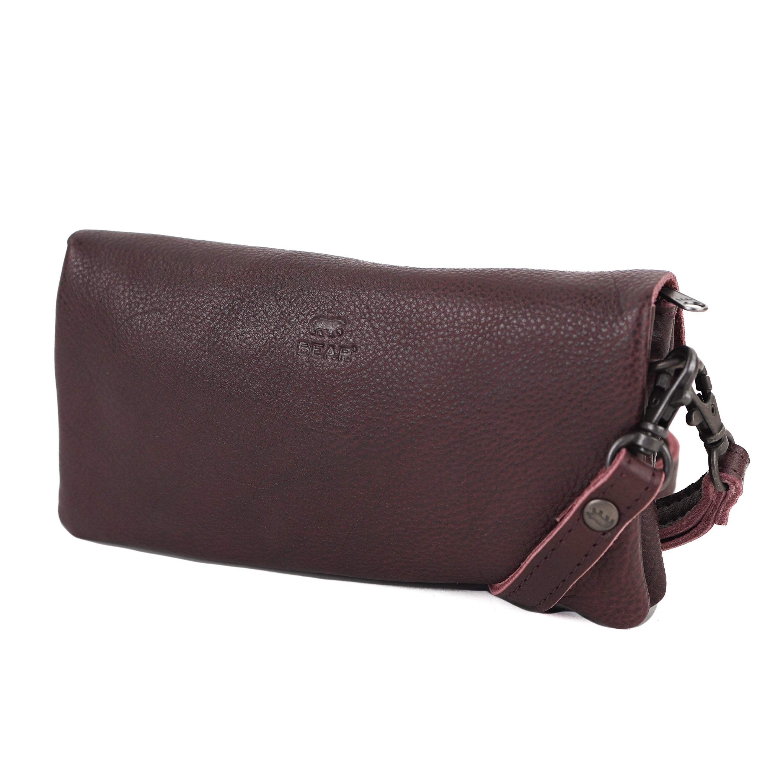 Clutch/Mini-Umhängetasche 'Lydia' bordeaux