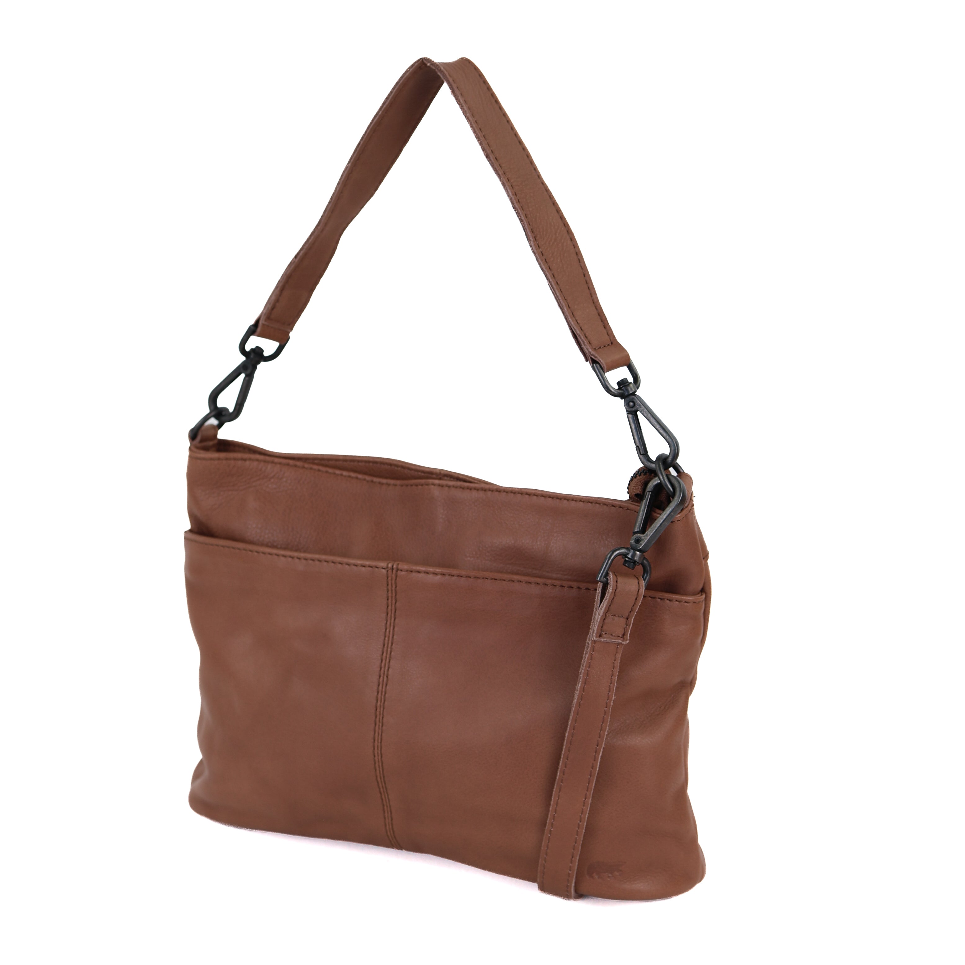 Hand-/Umhängetasche 'Angelica' cognac - CP 1536