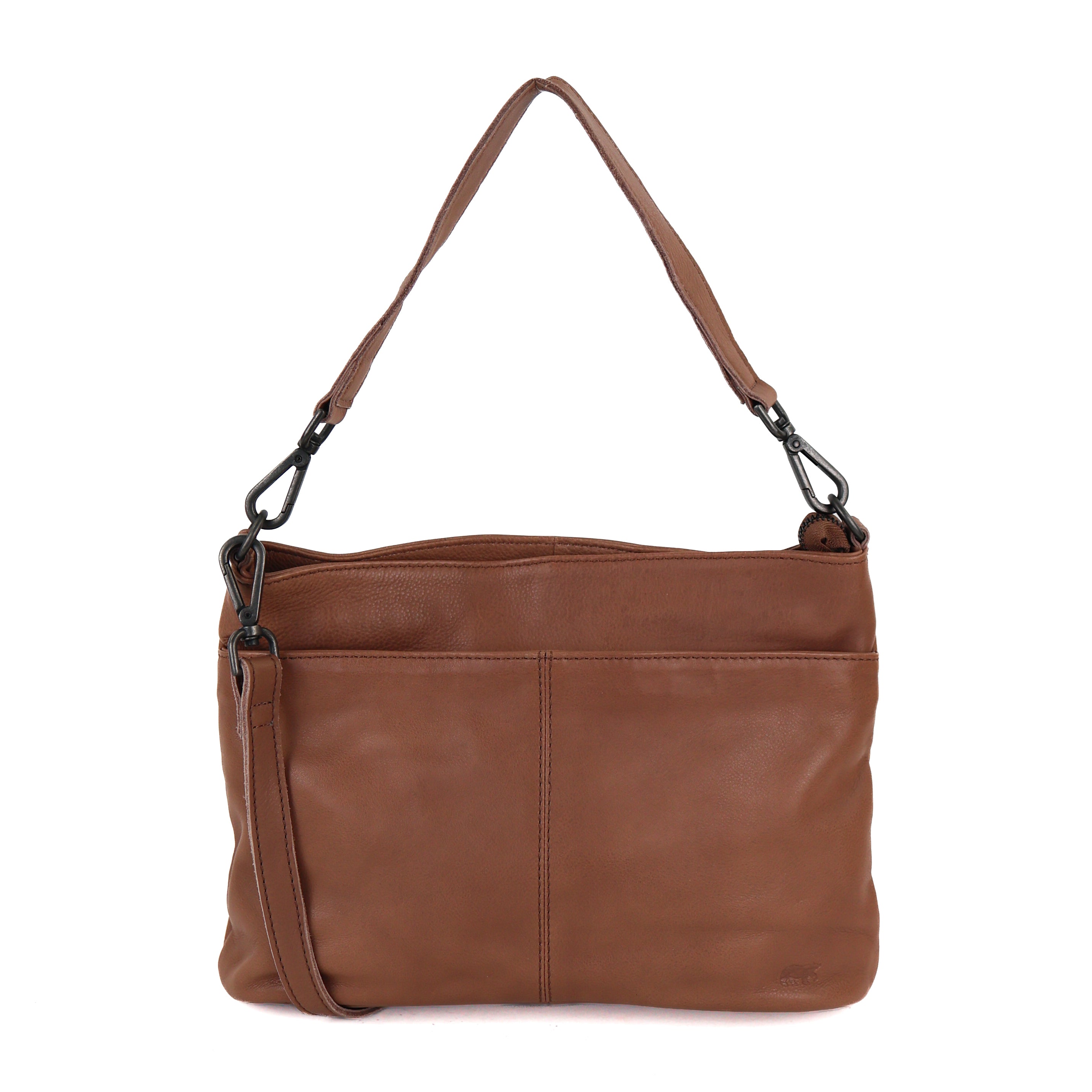 Hand-/Umhängetasche 'Angelica' cognac - CP 1536