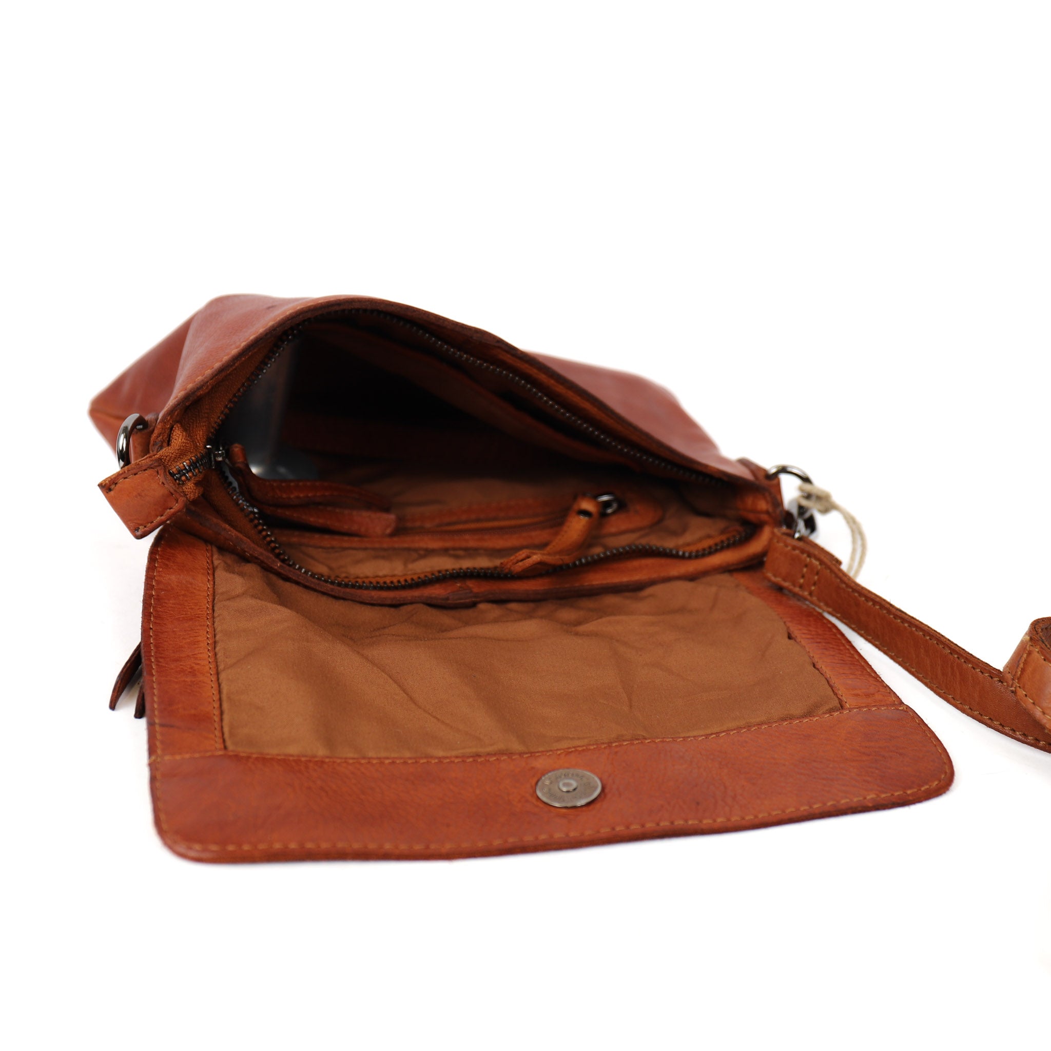 Umschlagtasche 'Ineke' Cognac