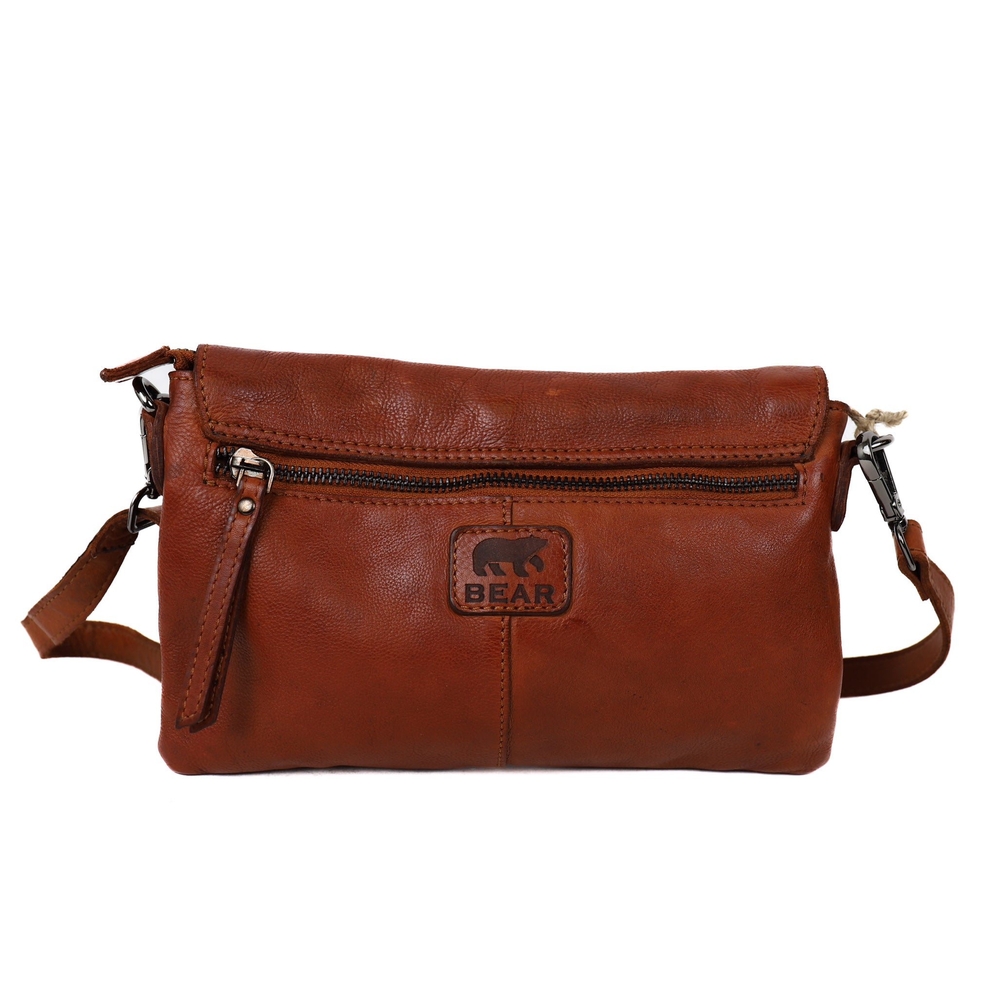 Umschlagtasche 'Ineke' Cognac