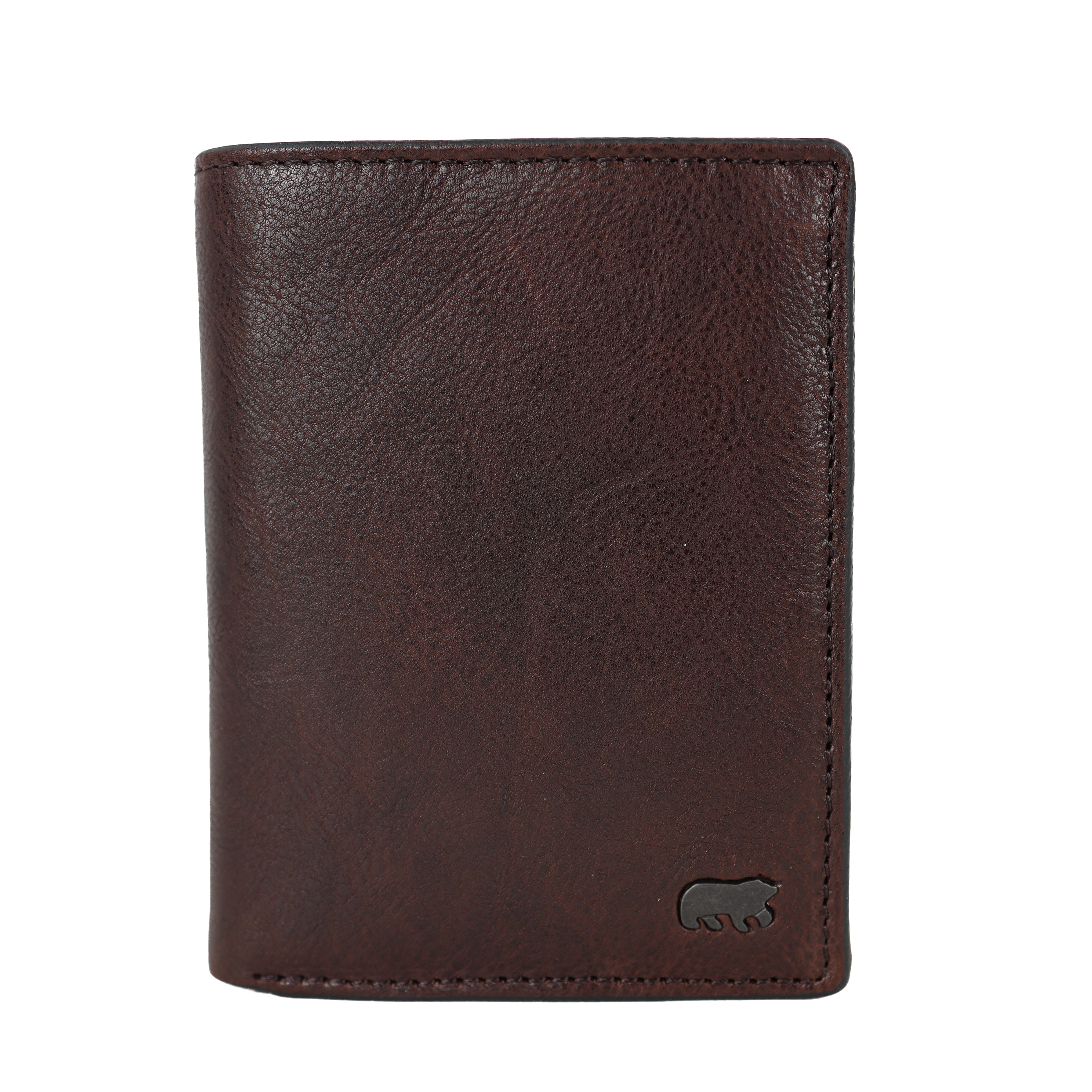 Luxuriöse hohe Brieftasche/Geldbörse „Enrico“ braun