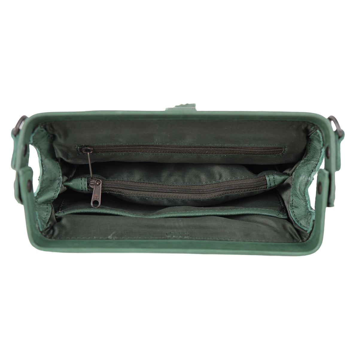 Clutch/dokterstasje 'Rio' forest green