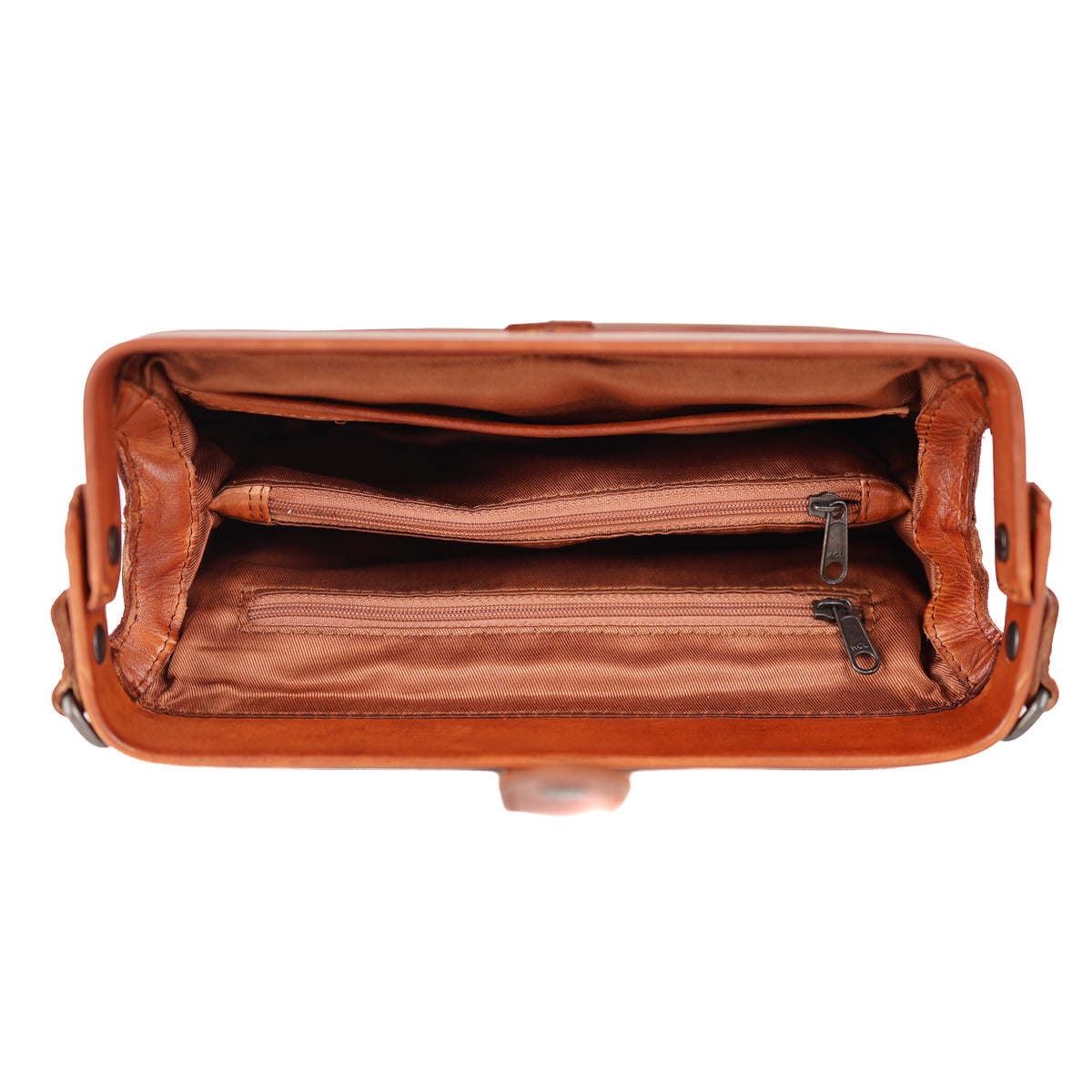 Clutch/Doktortäschchen 'Rio' Cognac