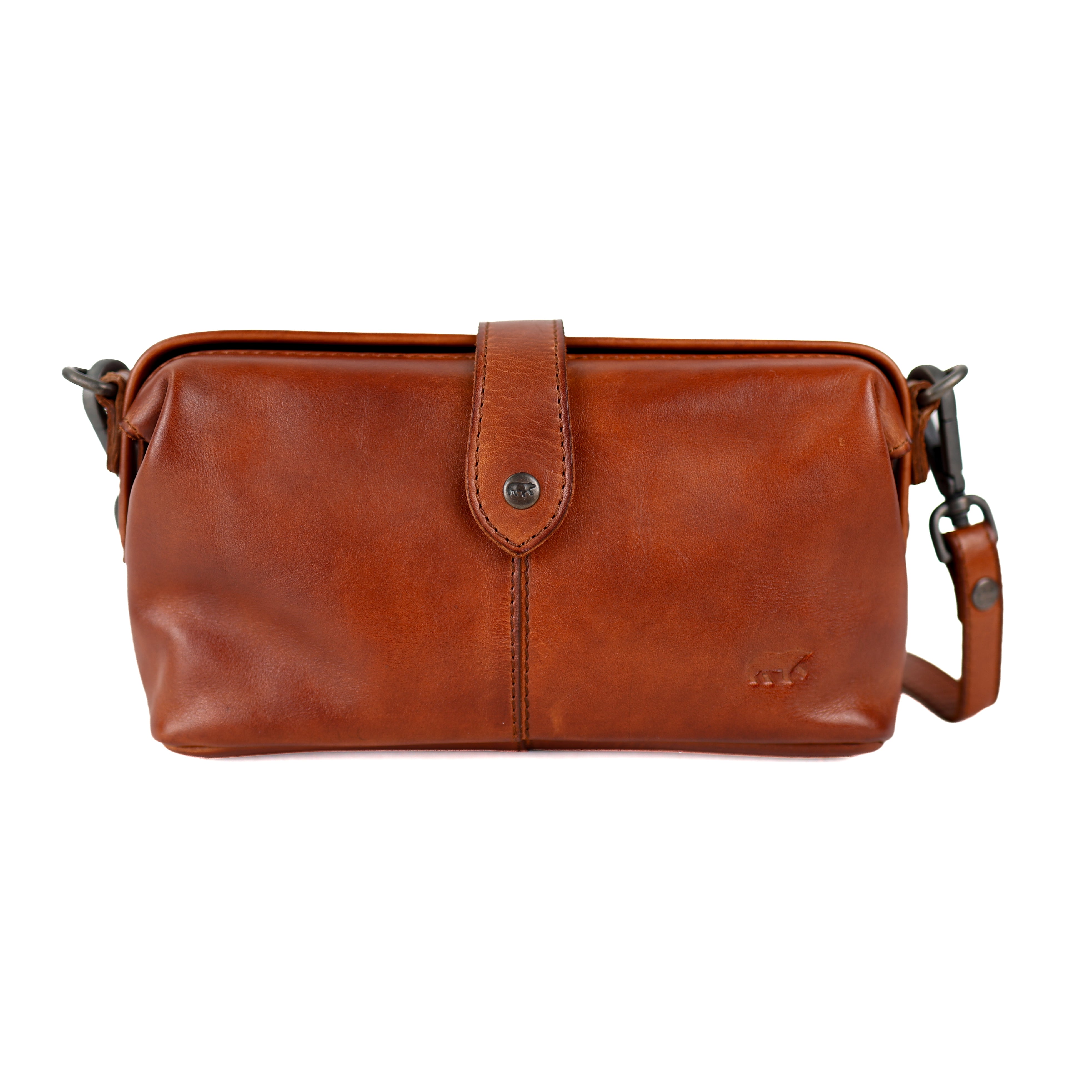 Clutch/Doktortäschchen 'Rio' Cognac