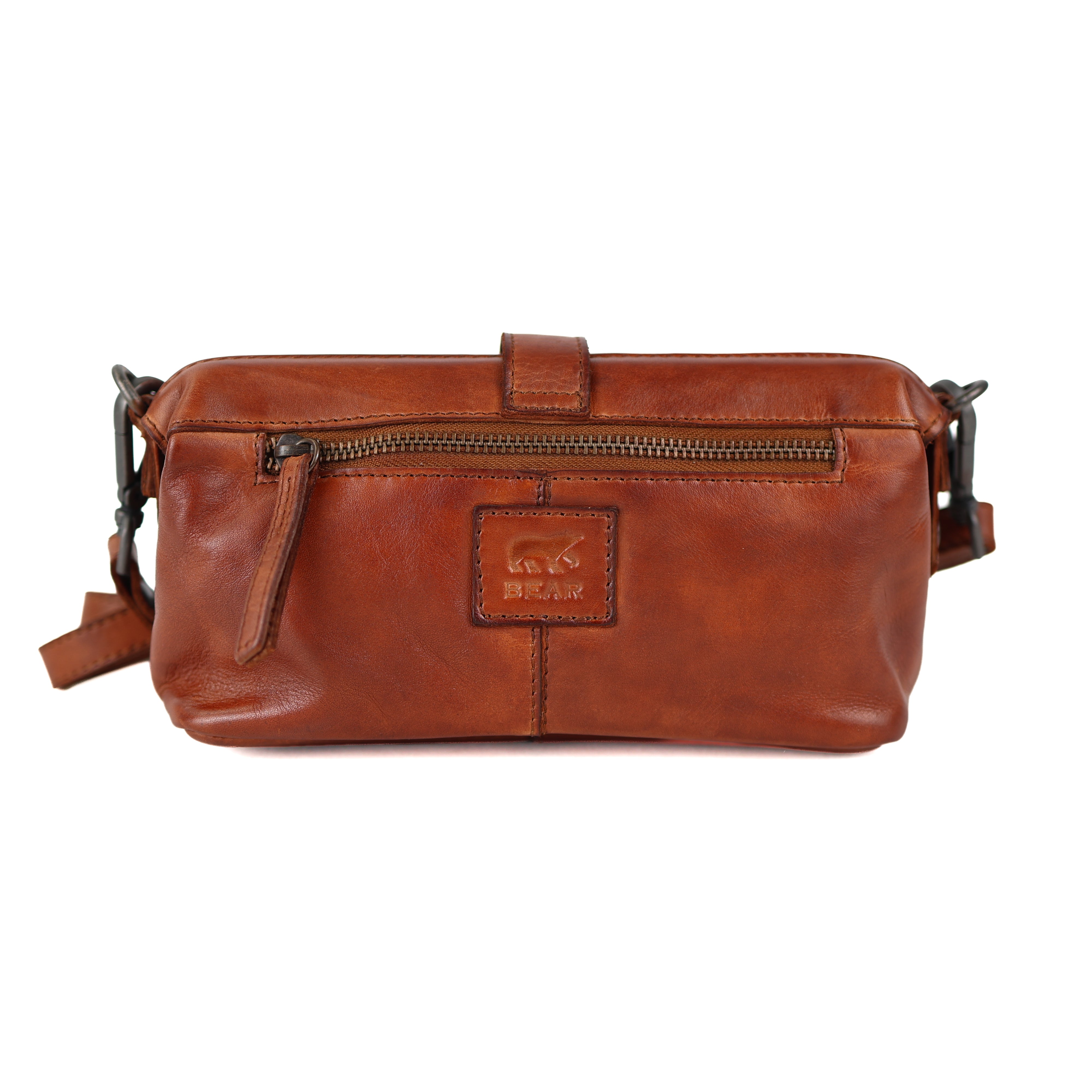 Clutch/Doktortäschchen 'Rio' Cognac