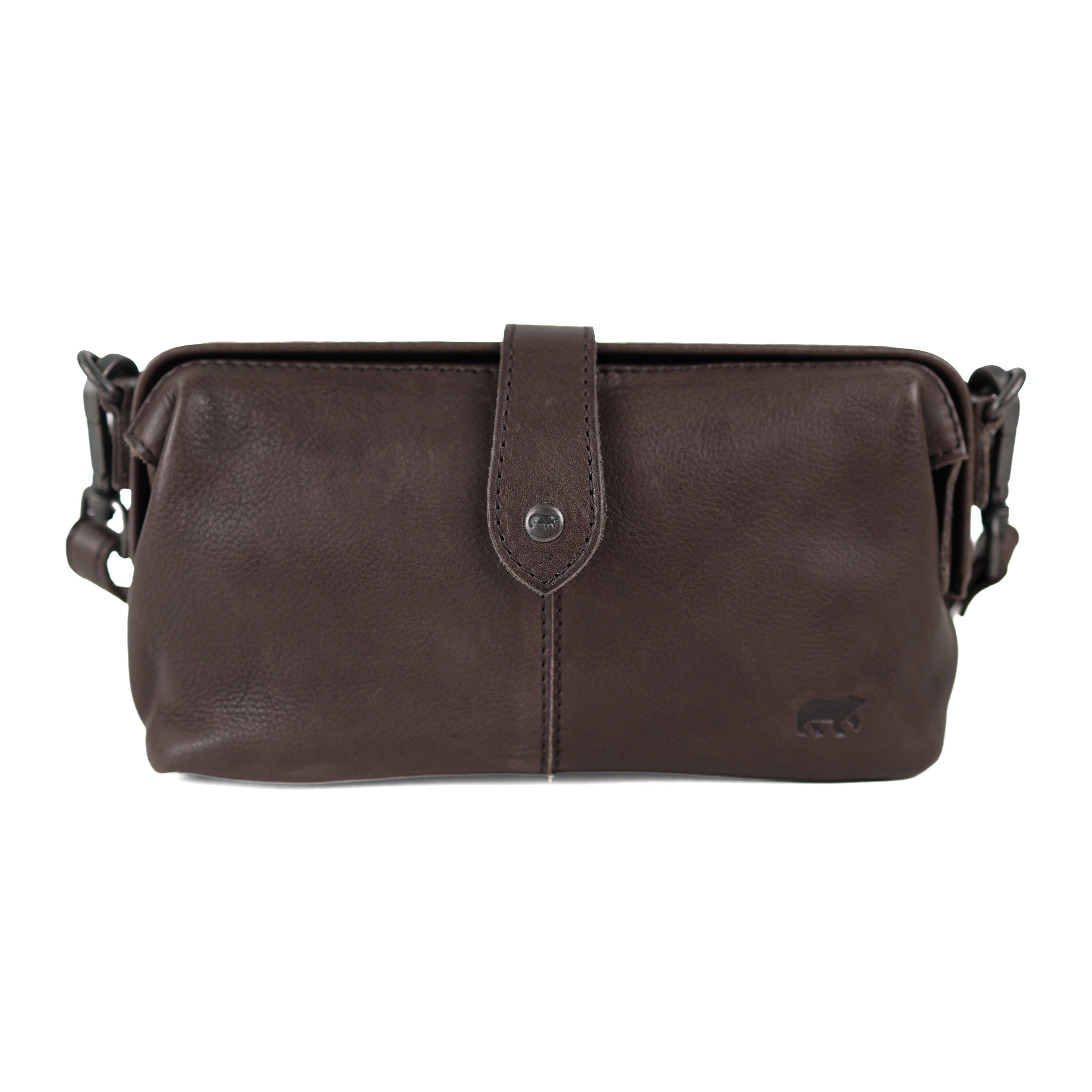 Clutch/dokterstasje 'Rio' chocolate