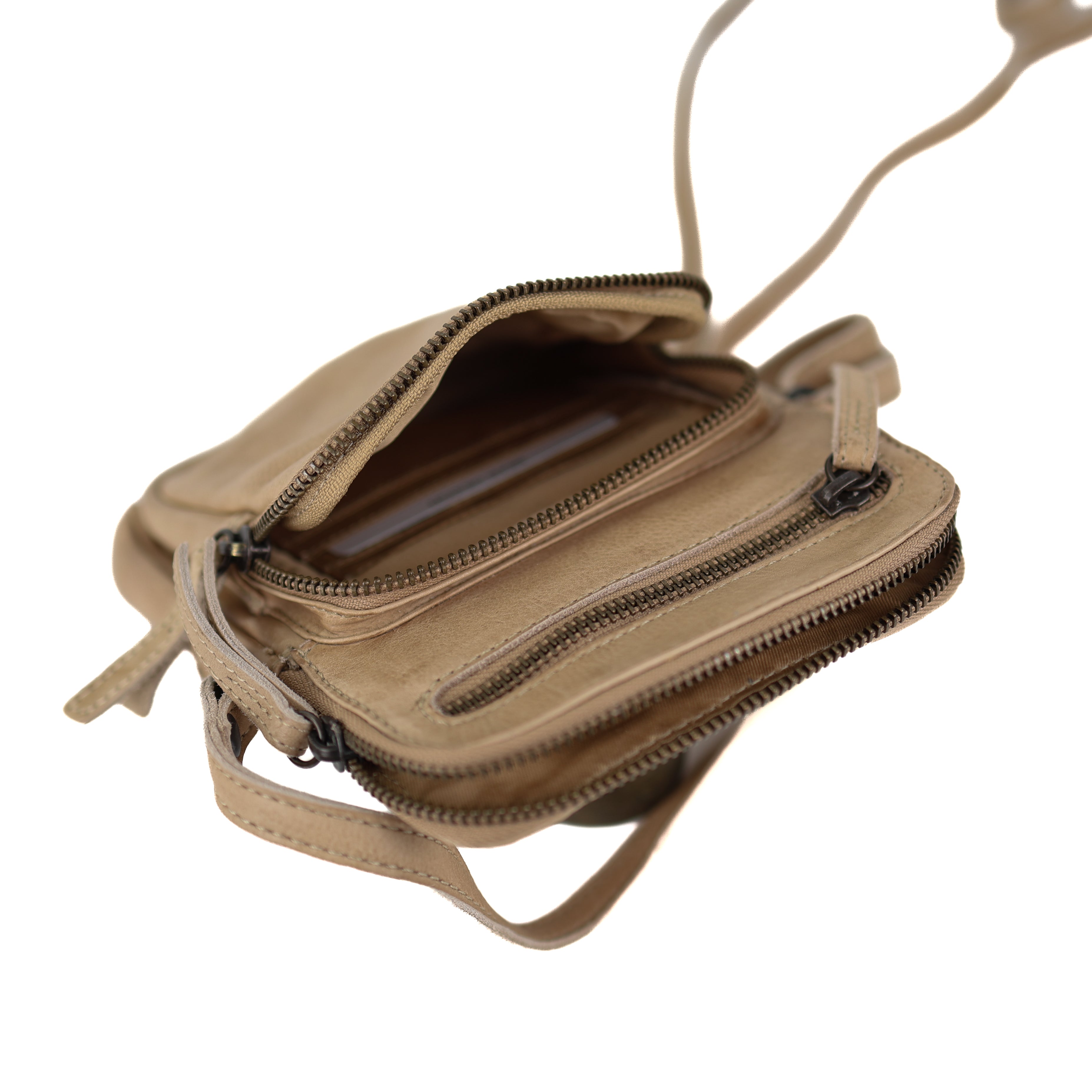 Kleine Umhängetasche 'Alexis' beige