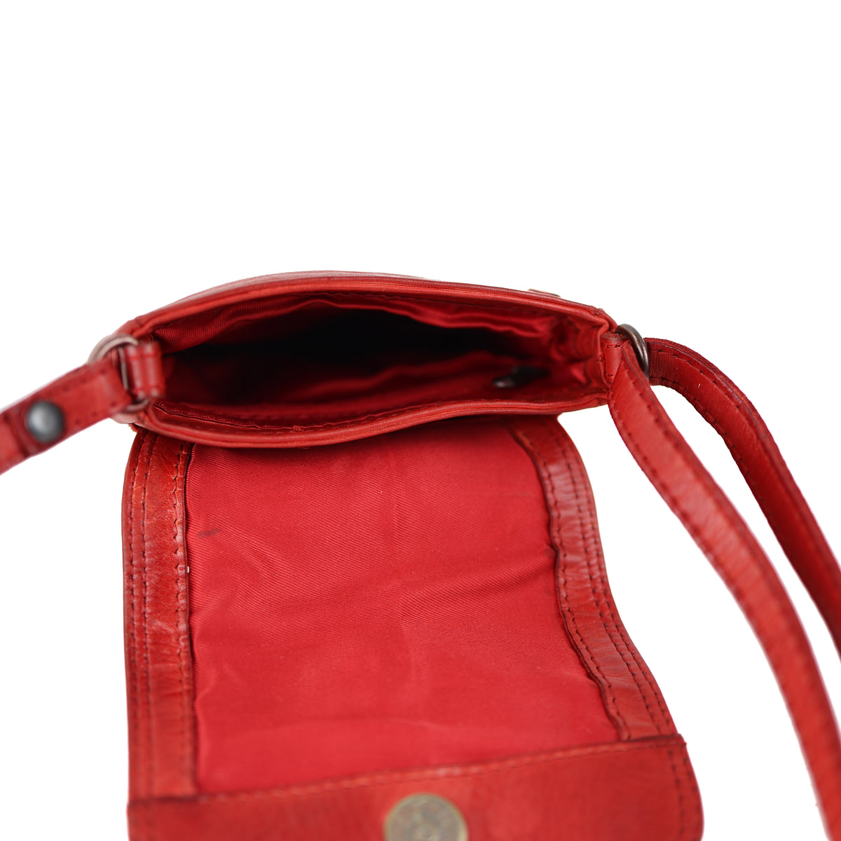 Telefoon-/schoudertasje 'Millie' rood