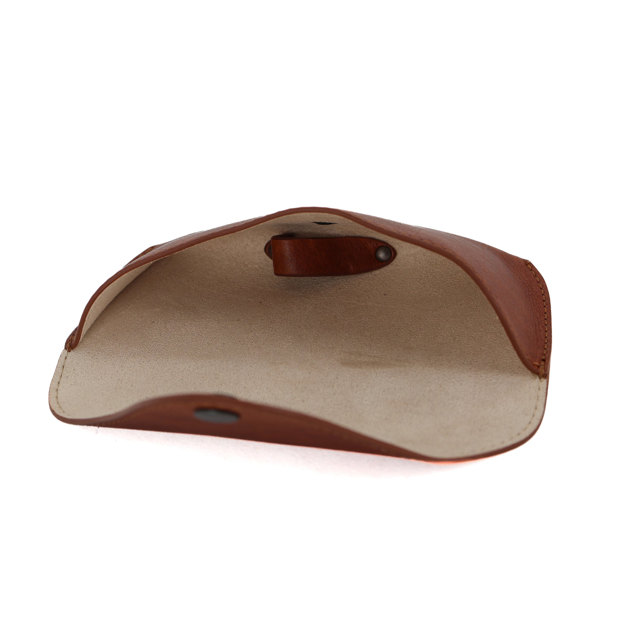 Luxus-Brillenetui 'Nikki' – Cognac