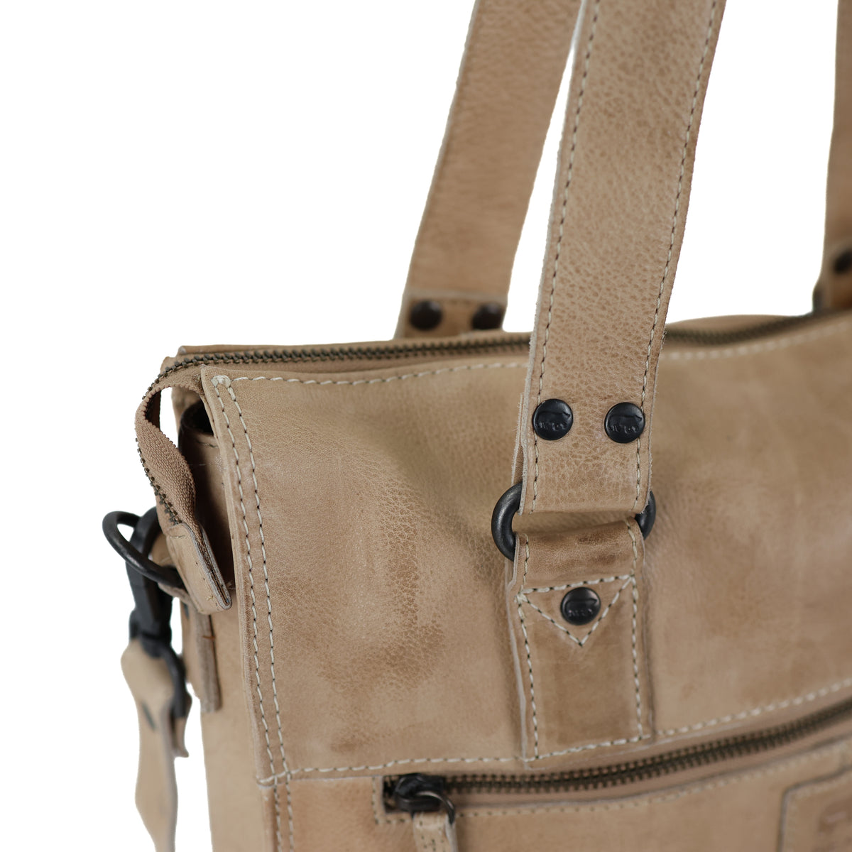 Hand-/Schultertasche mit Laptopfach 15.6” „Freya“ beige