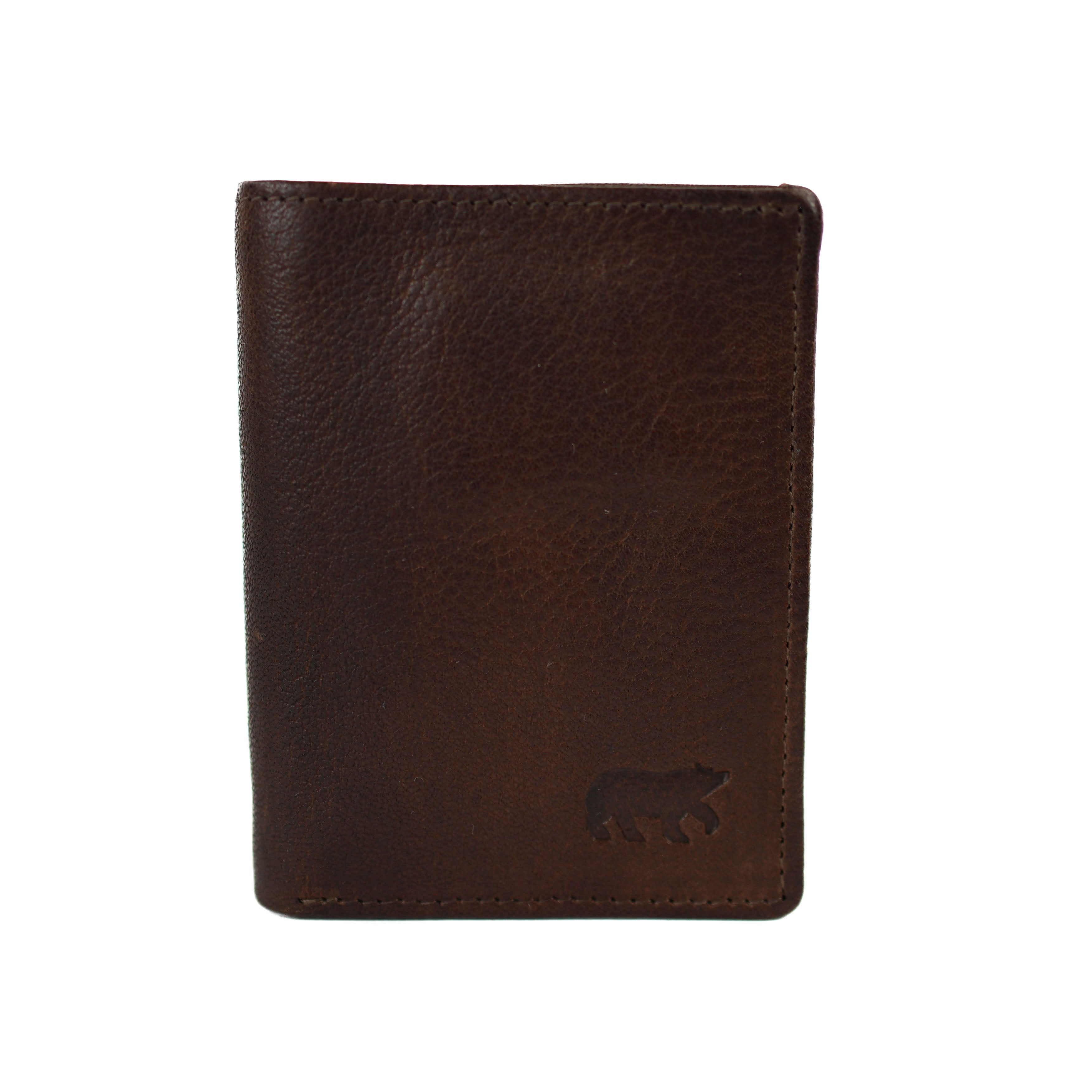 Kartenhalter mit Geldscheinfach 'Cas' Dunkelbraun