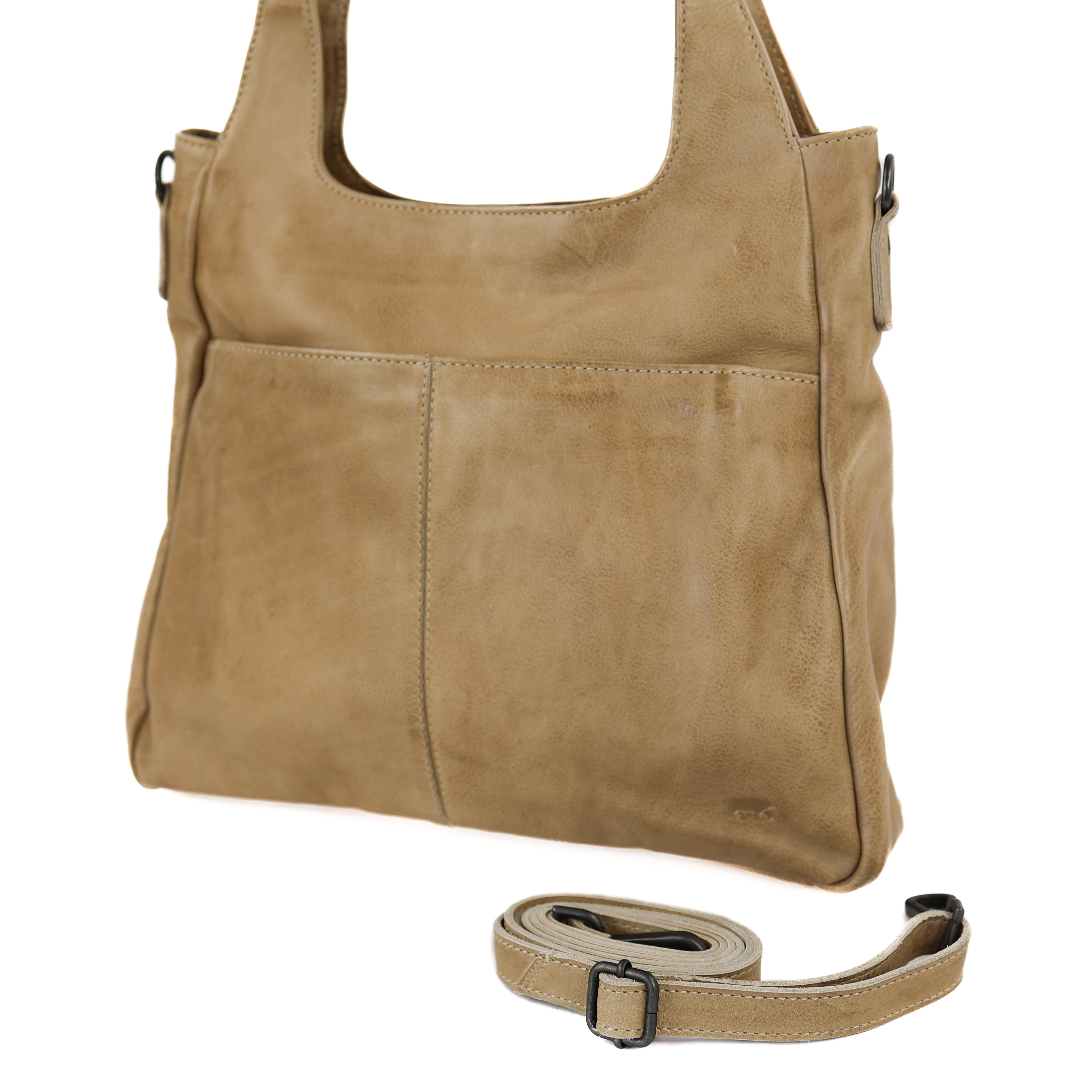 Hand-/Umhängetasche 'Els' Beige