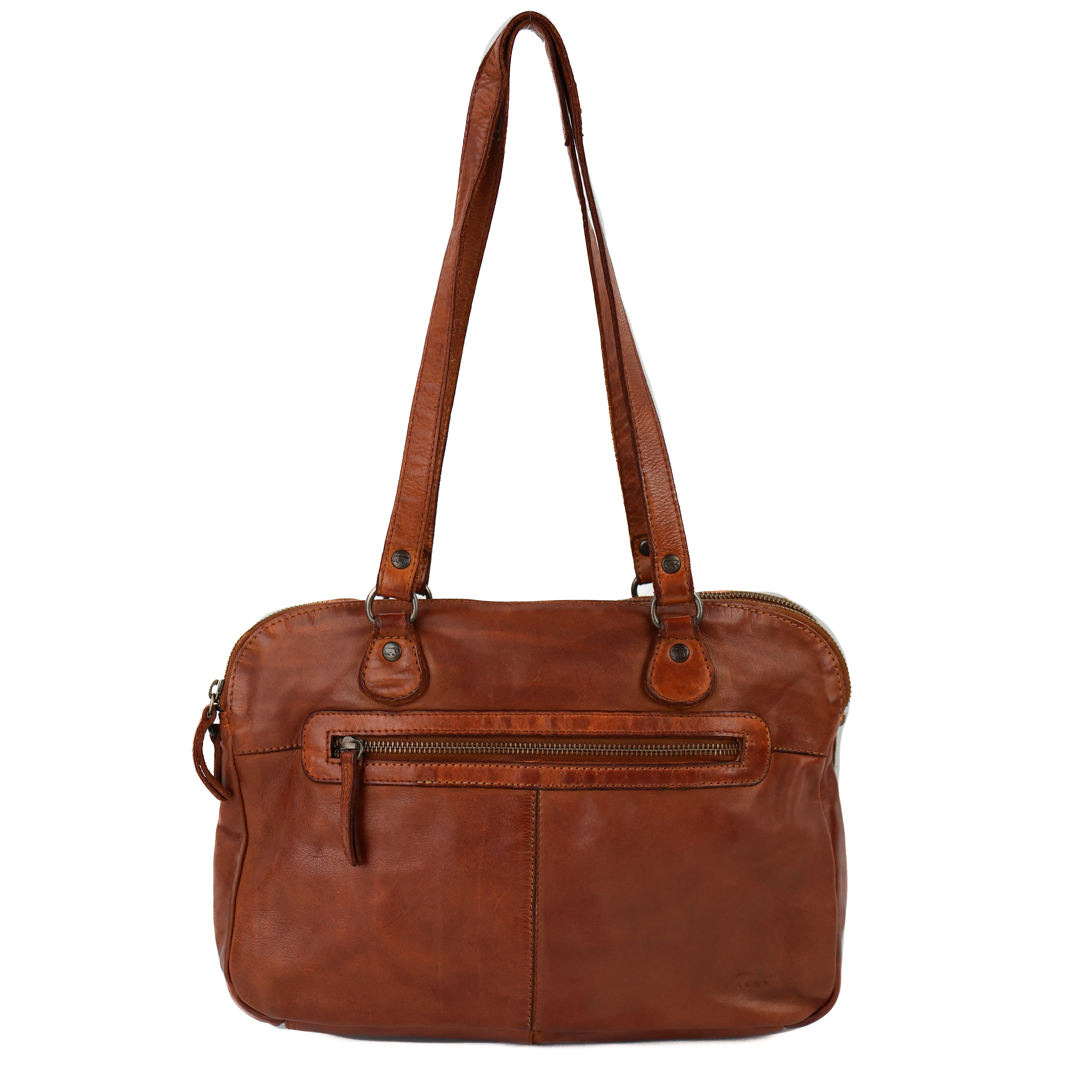 Hand-/Umhängetasche 'Lieke' Cognac - CL 40085