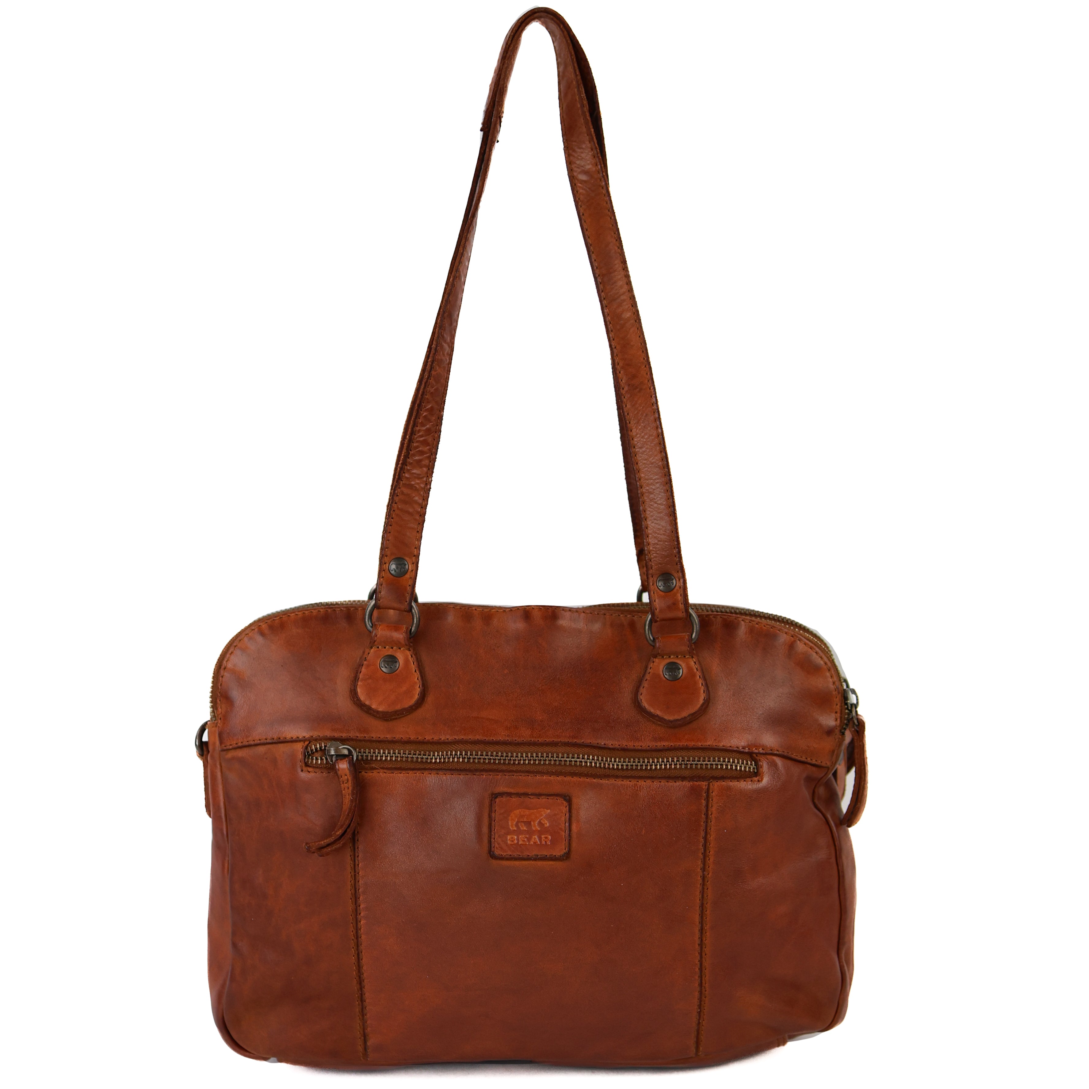Hand-/Umhängetasche 'Lieke' Cognac - CL 40085