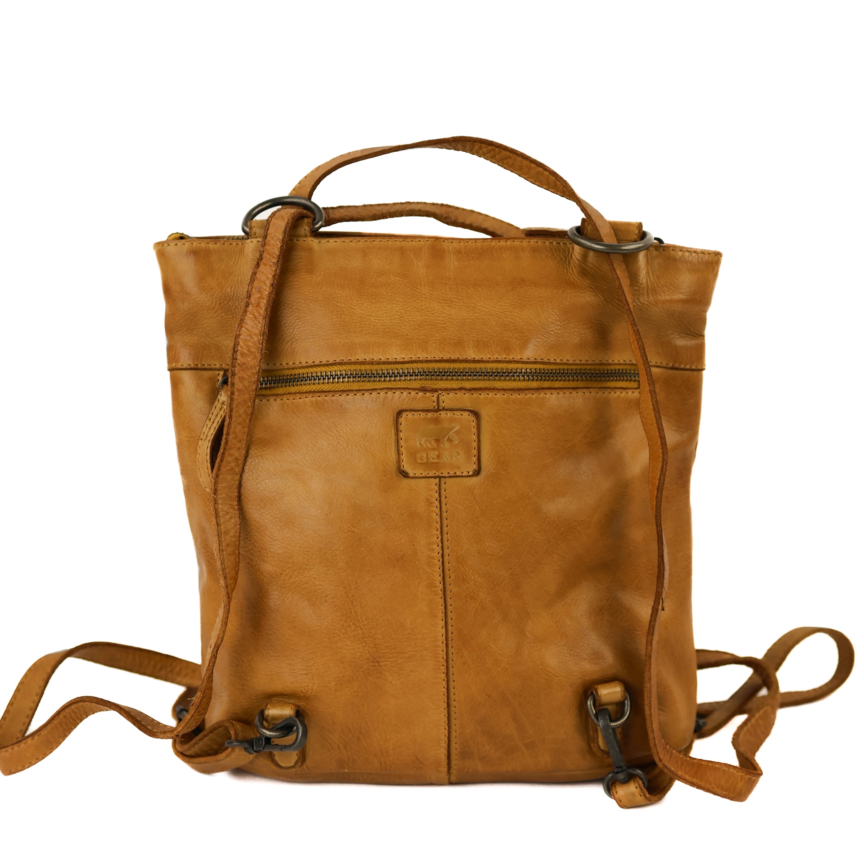 Rucksack/Umhängetasche 'Sandy' Ockergelb