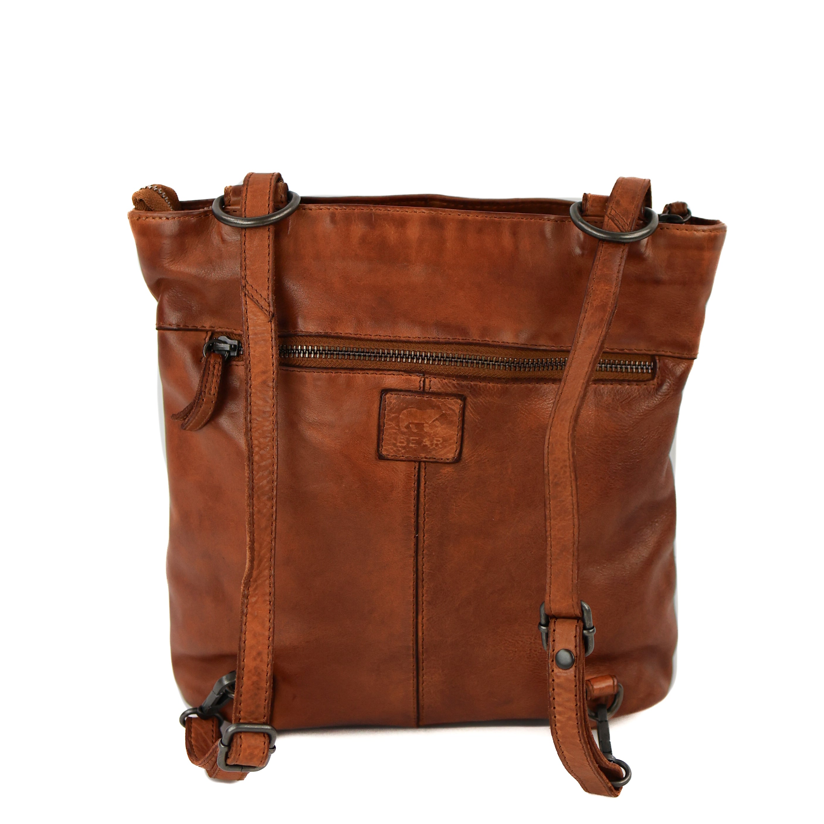 Rucksack/Umhängetasche 'Sandy' Cognac