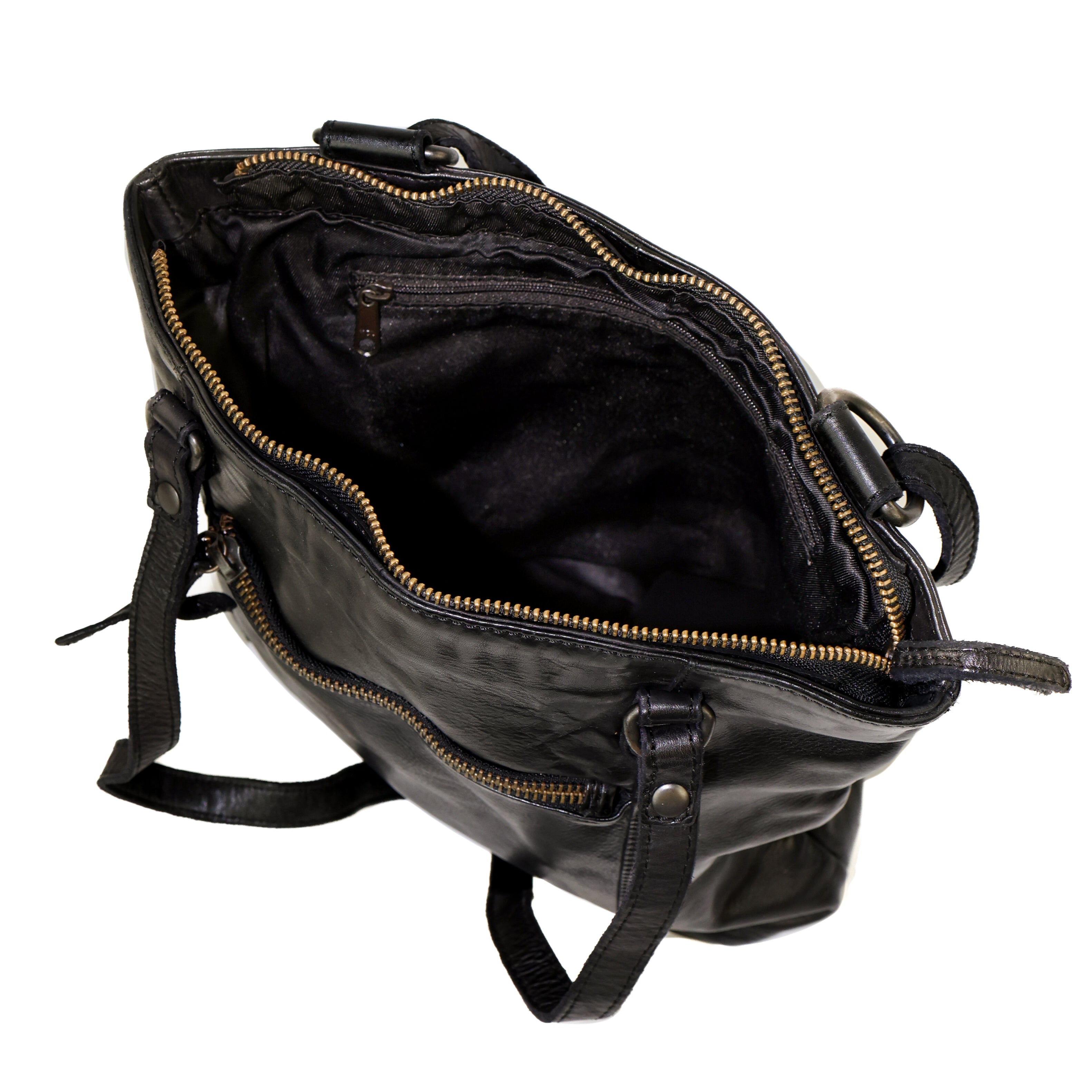 Rucksack/Umhängetasche 'Sandy' Schwarz