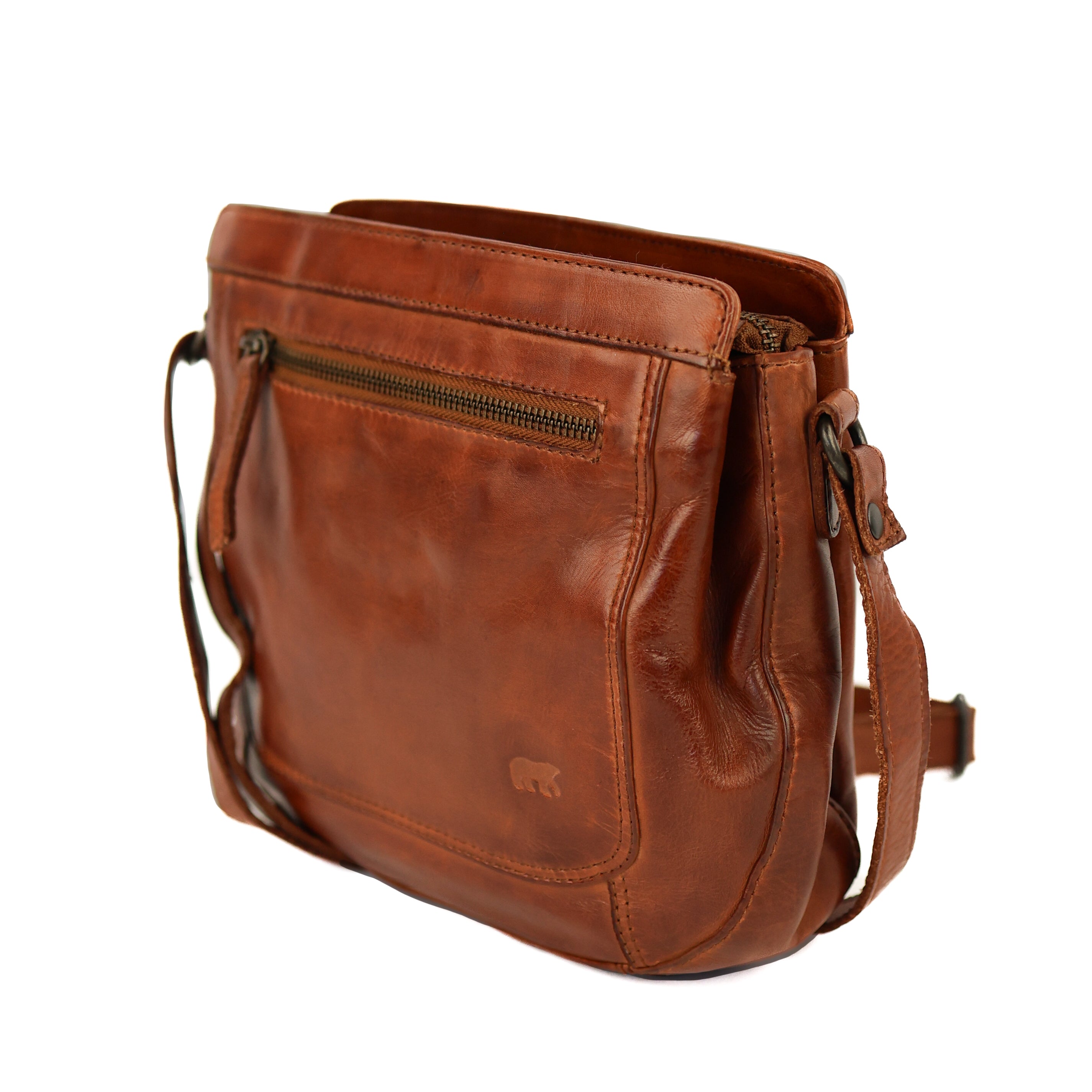 Umhängetasche 'Miley' cognac - CL 41707