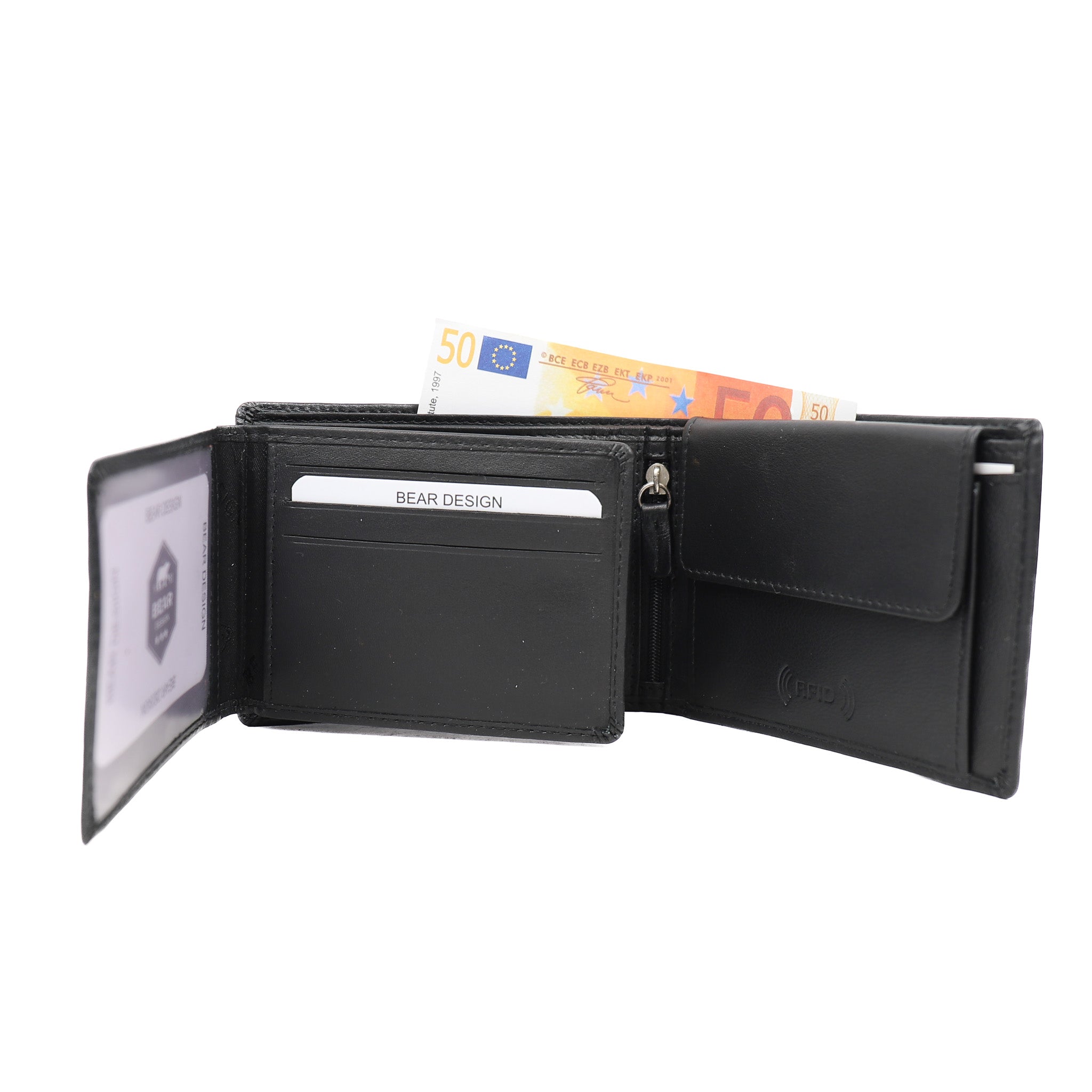 Billfold 'Tijn' Schwarz