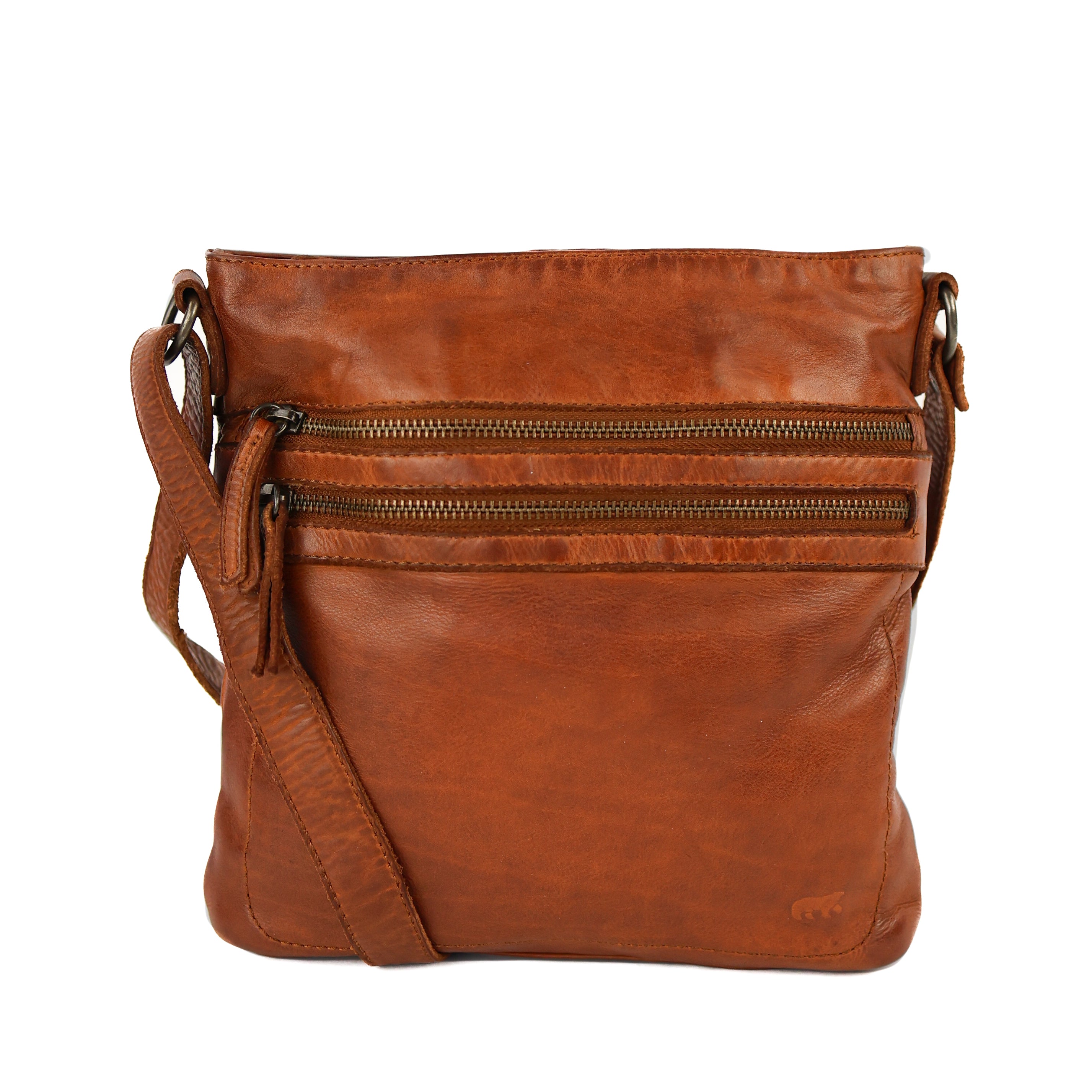 Umhängetasche 'Luna' cognac - CL 40524
