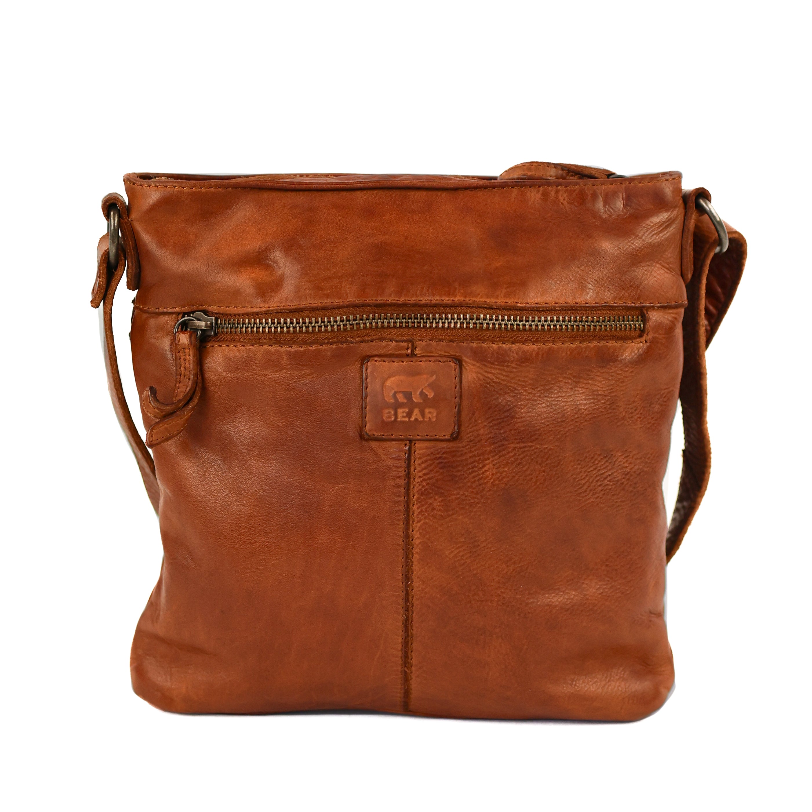 Umhängetasche 'Luna' cognac - CL 40524