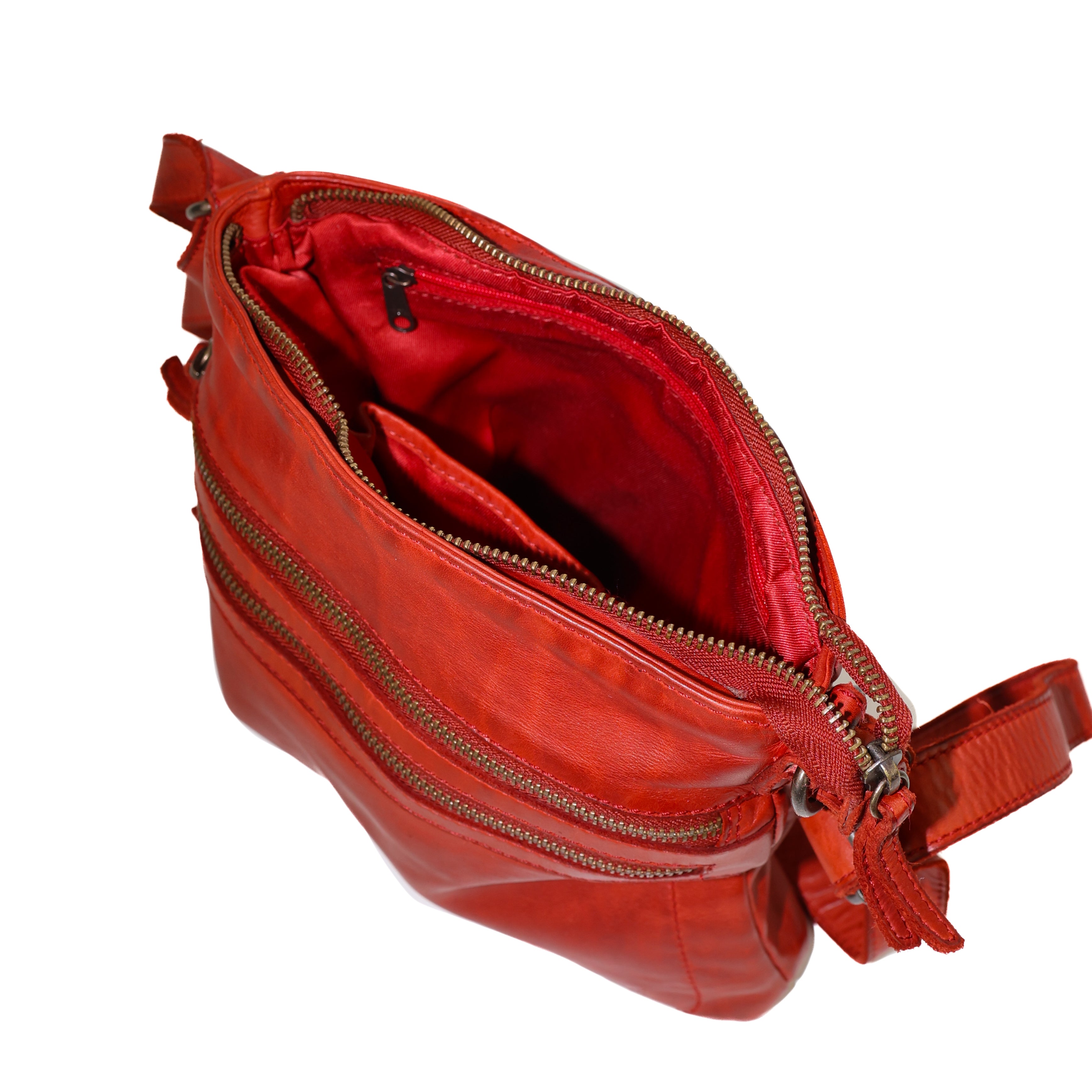 Umhängetasche 'Luna' rot - CL 40524