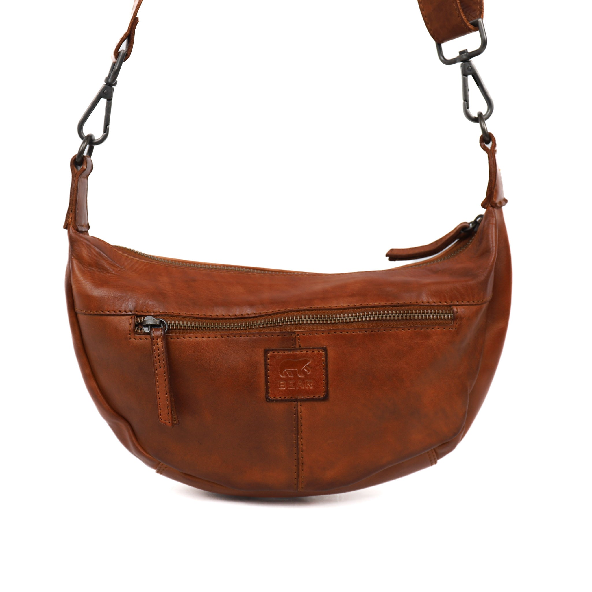 Crossbody Tasche 'Clara' Cognac