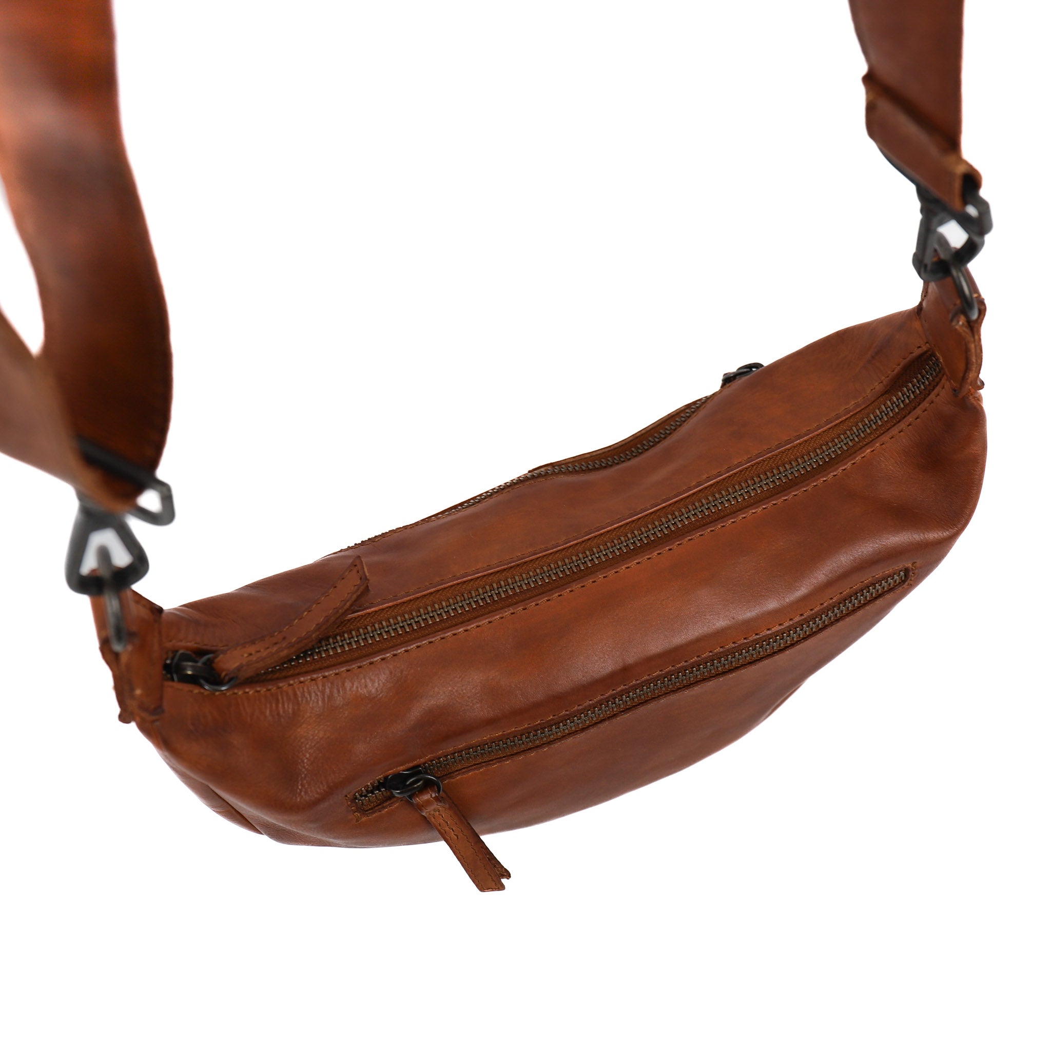 Crossbody Tasche 'Clara' Cognac