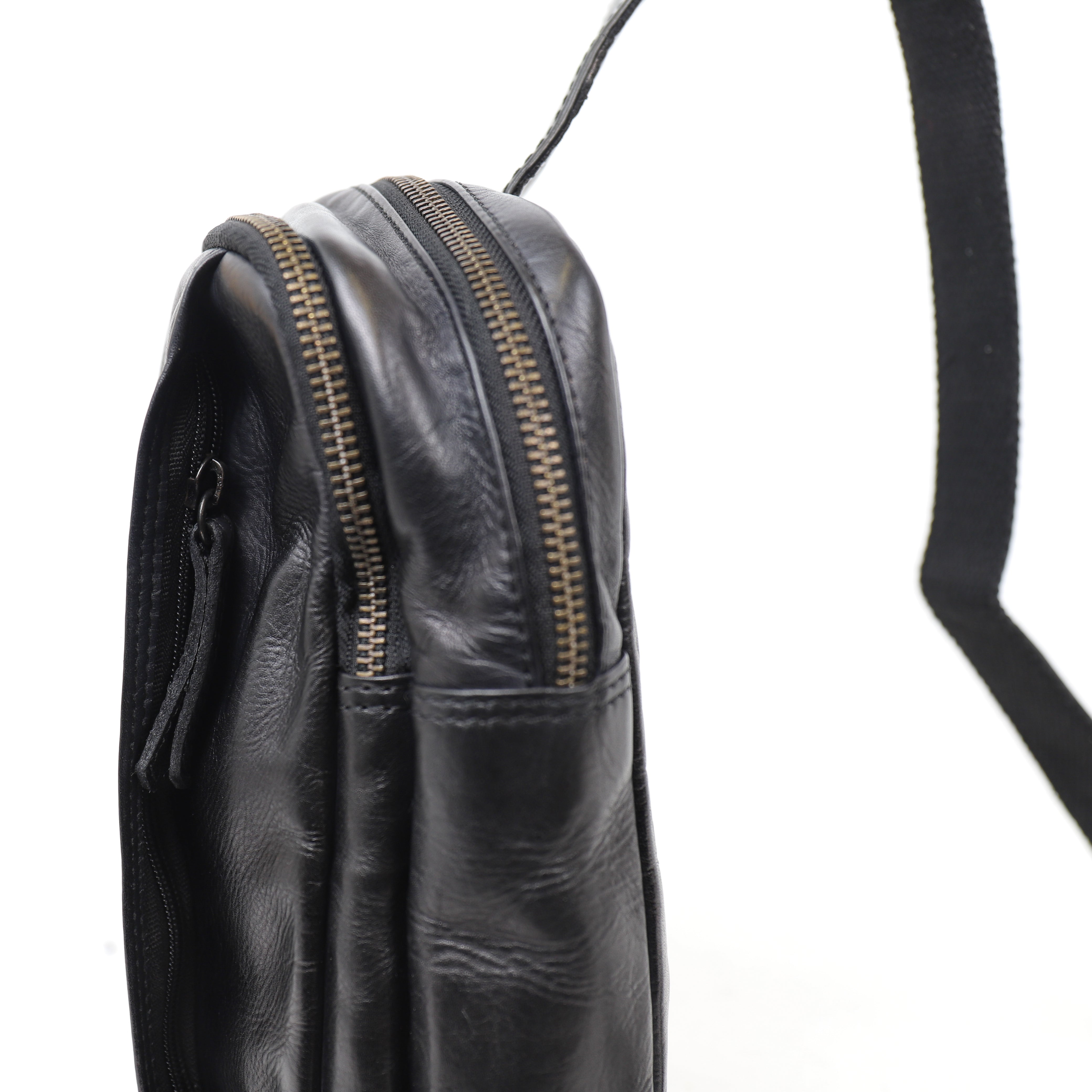 Crossbody Tasche 'Stefan' Schwarz