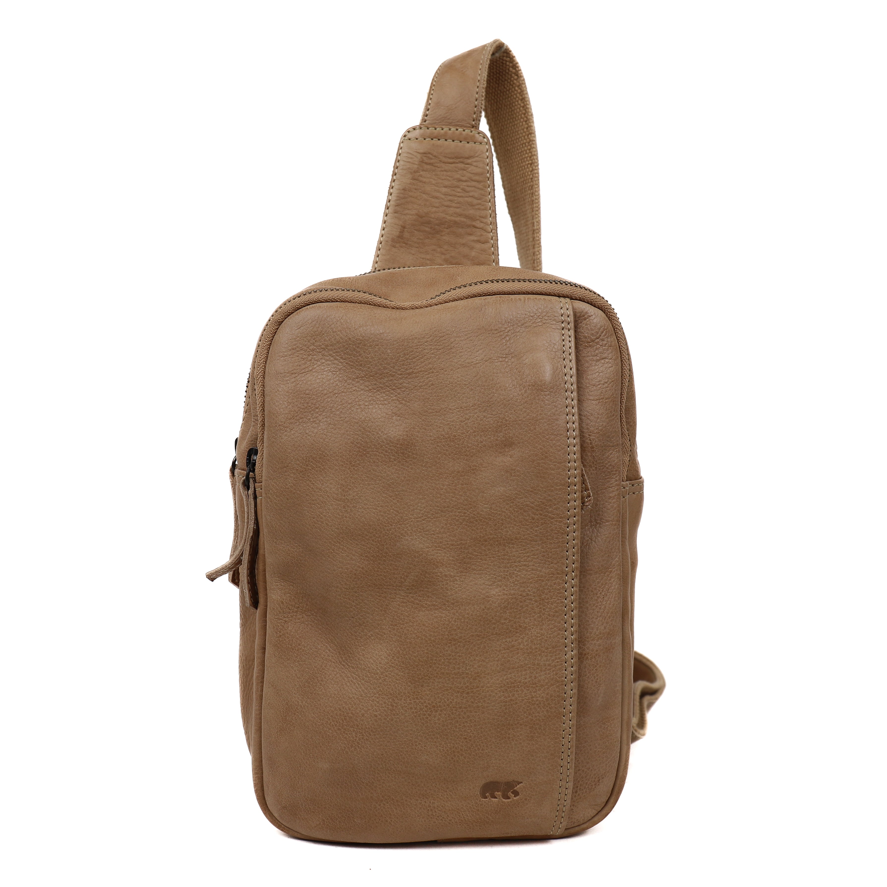 Crossbody Tasche 'Stefan' Beige