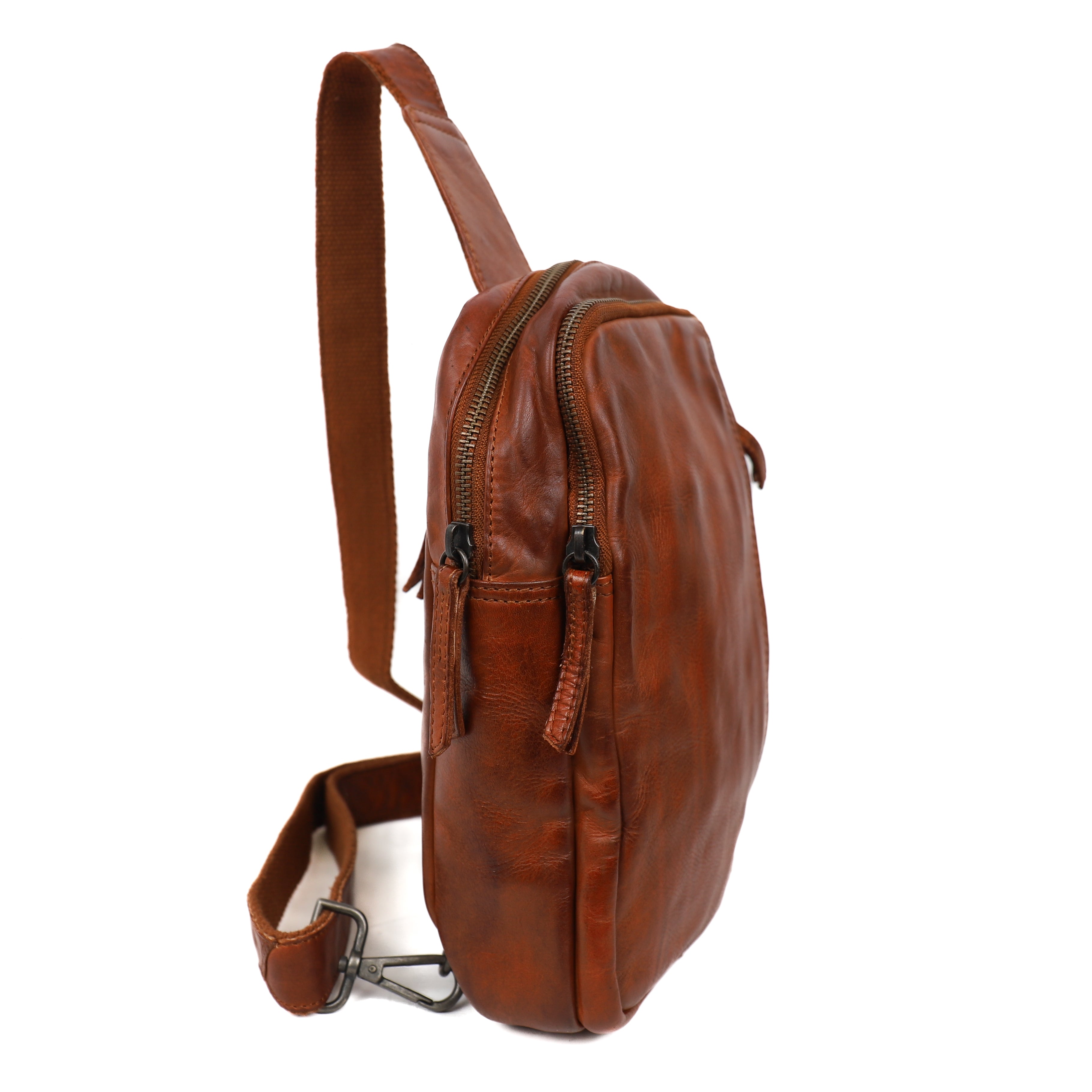 Crossbody Tasche 'Stefan' Cognac