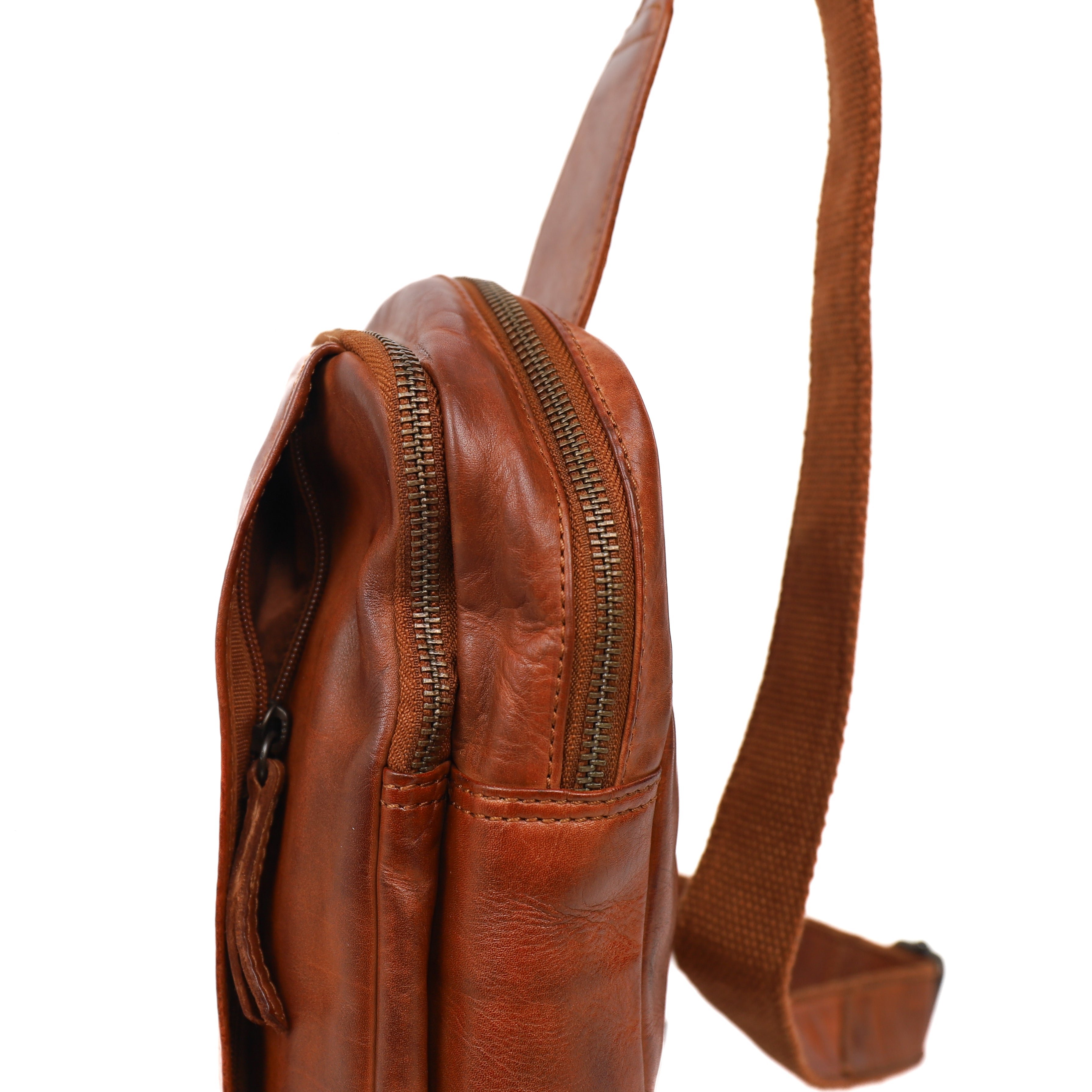 Crossbody Tasche 'Stefan' Cognac