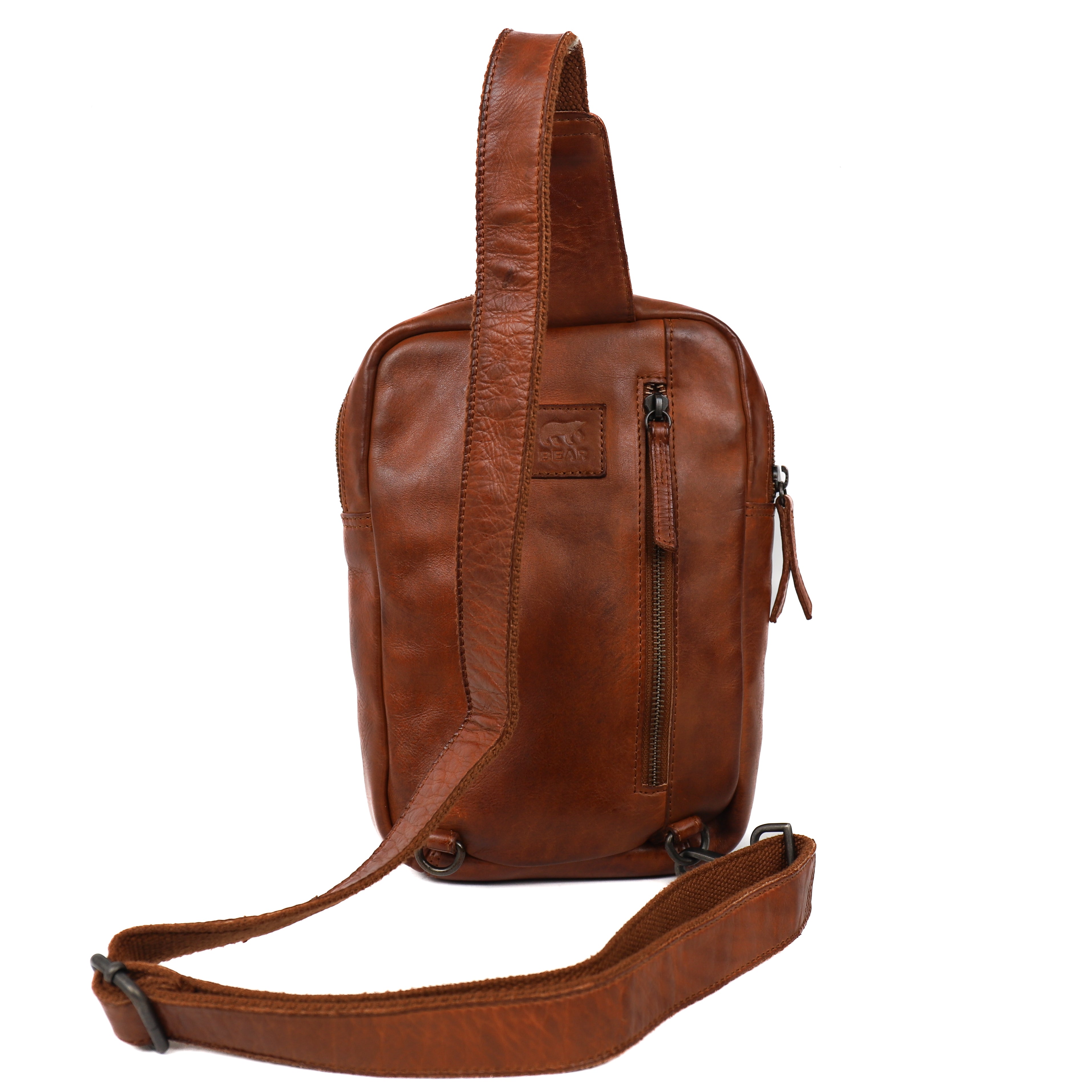 Crossbody Tasche 'Stefan' Cognac