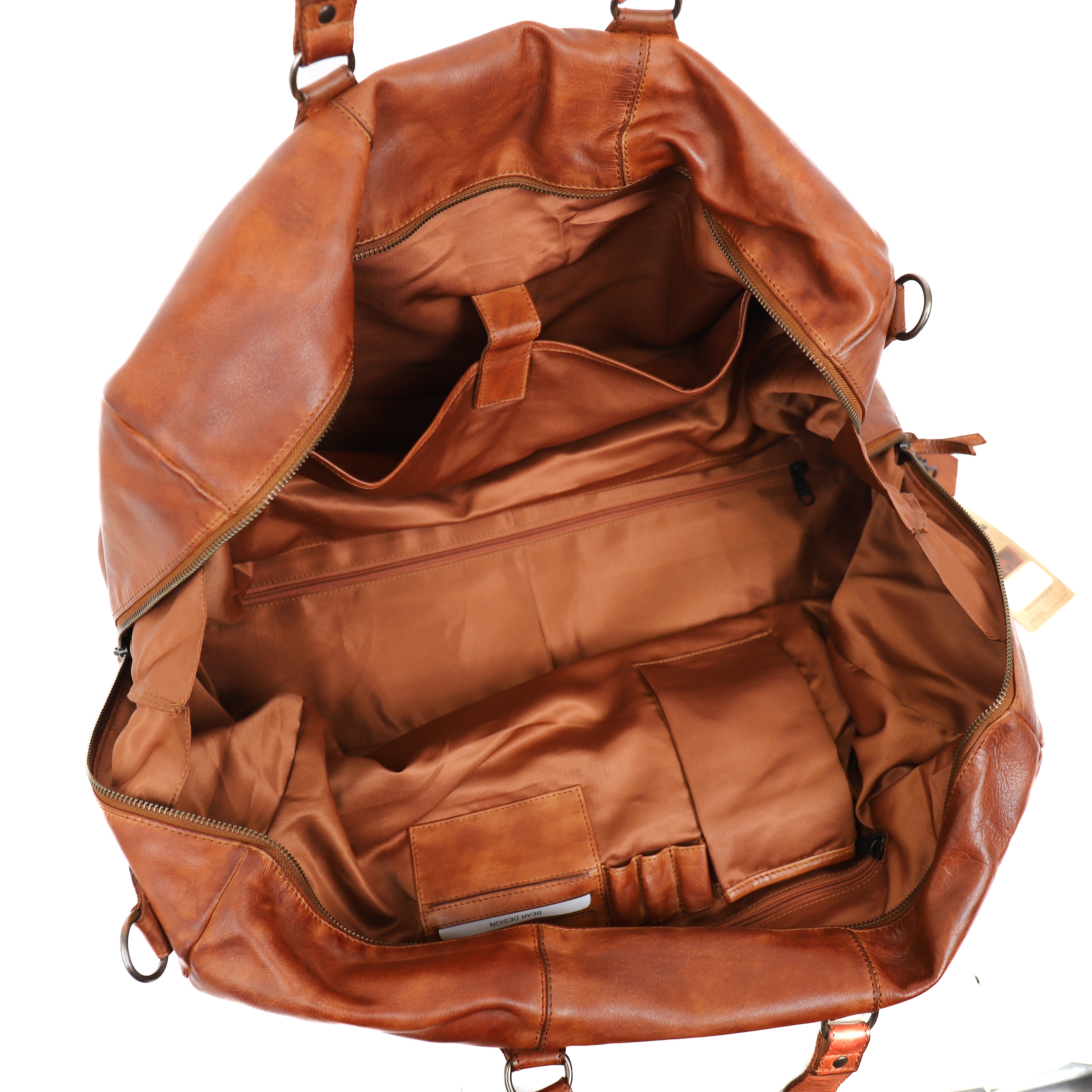 Wochenendtasche 'Lucien' Cognac