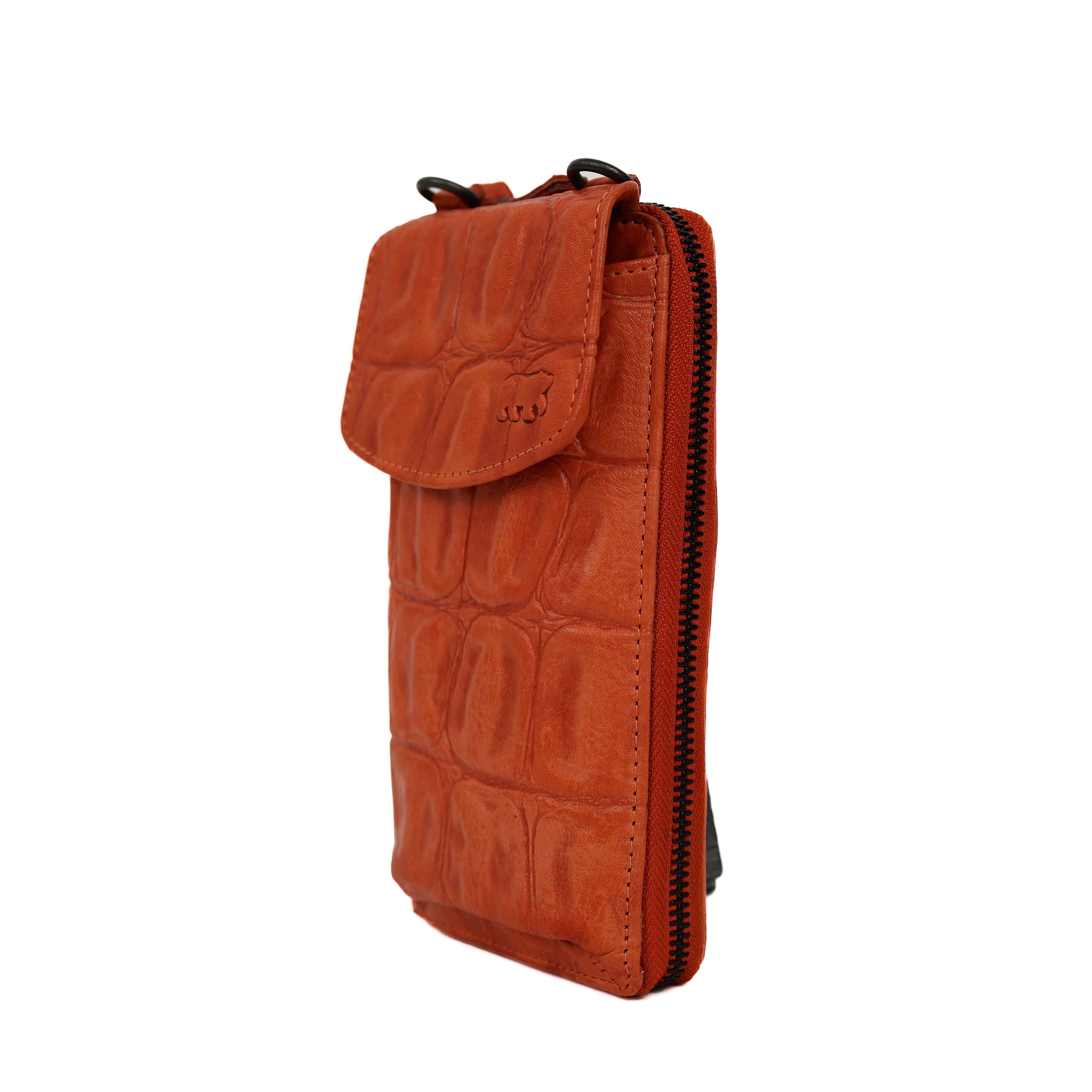 Handytasche 'Zoey' Brick/Croco