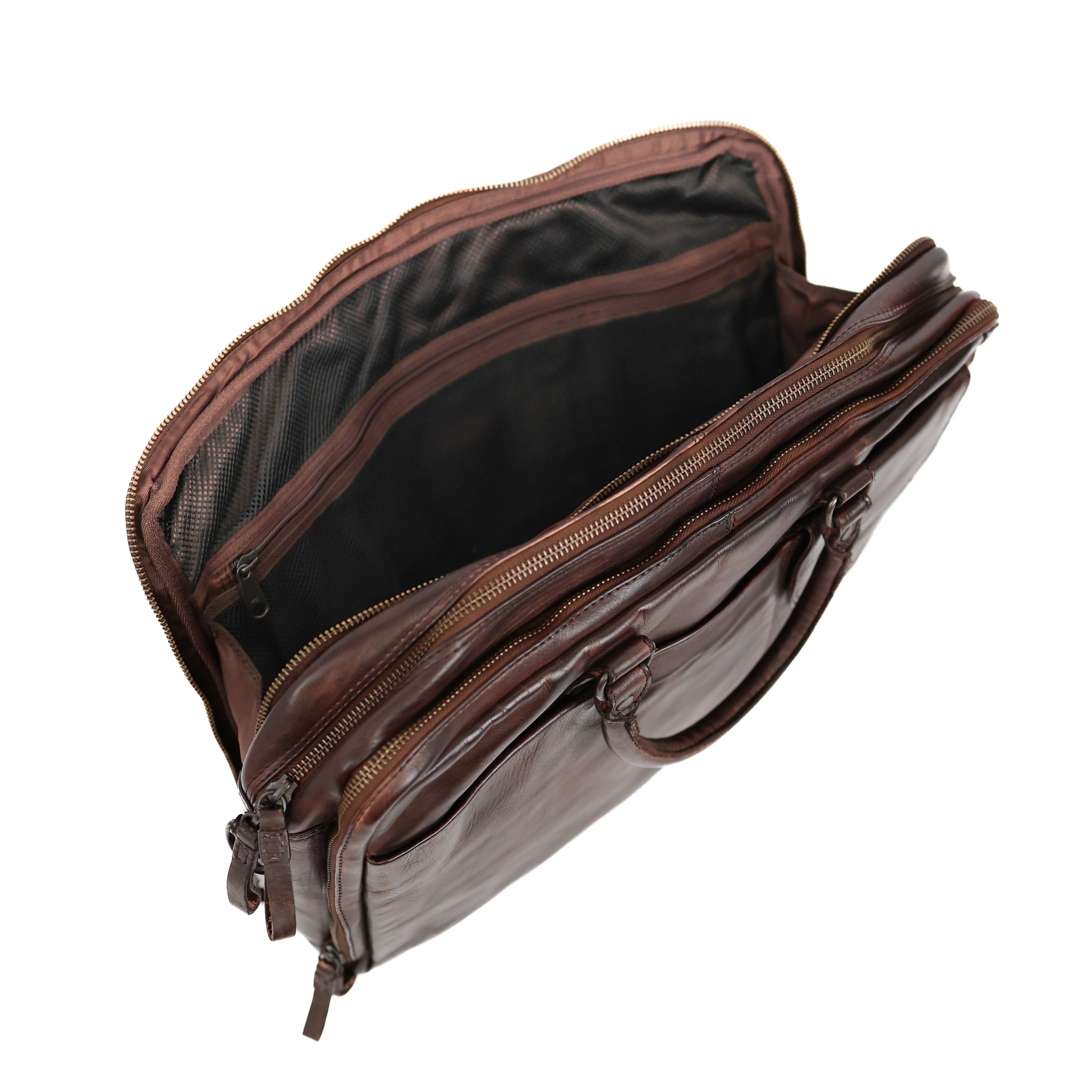 Laptop Tasche 'Silke' Dunkelbraun