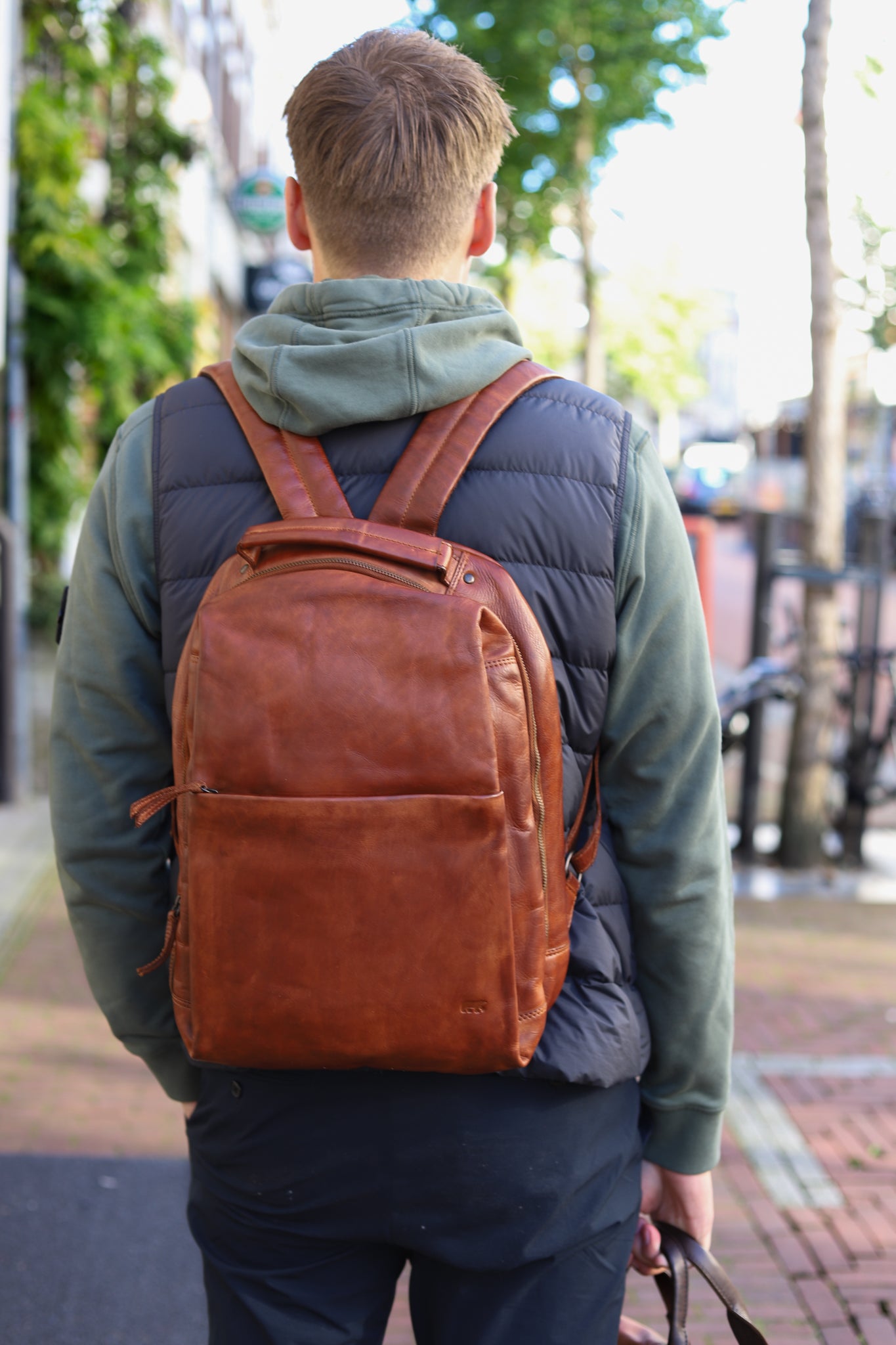 Laptoprucksack 'Mathijs' Cognac