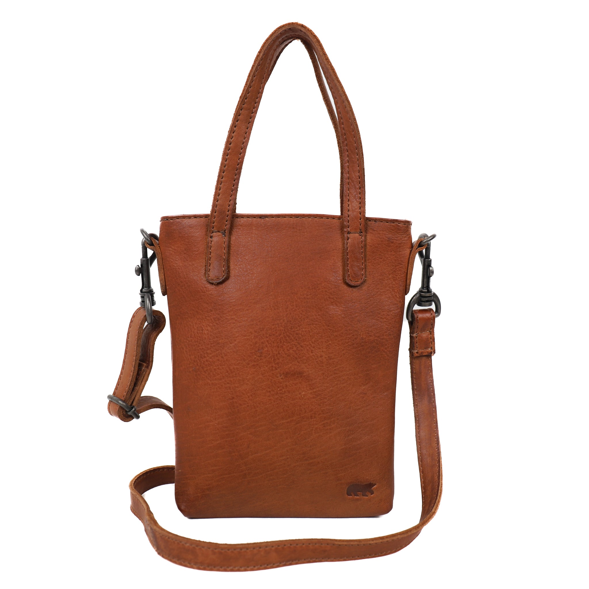 Kleine Handtasche 'Bella' Cognac