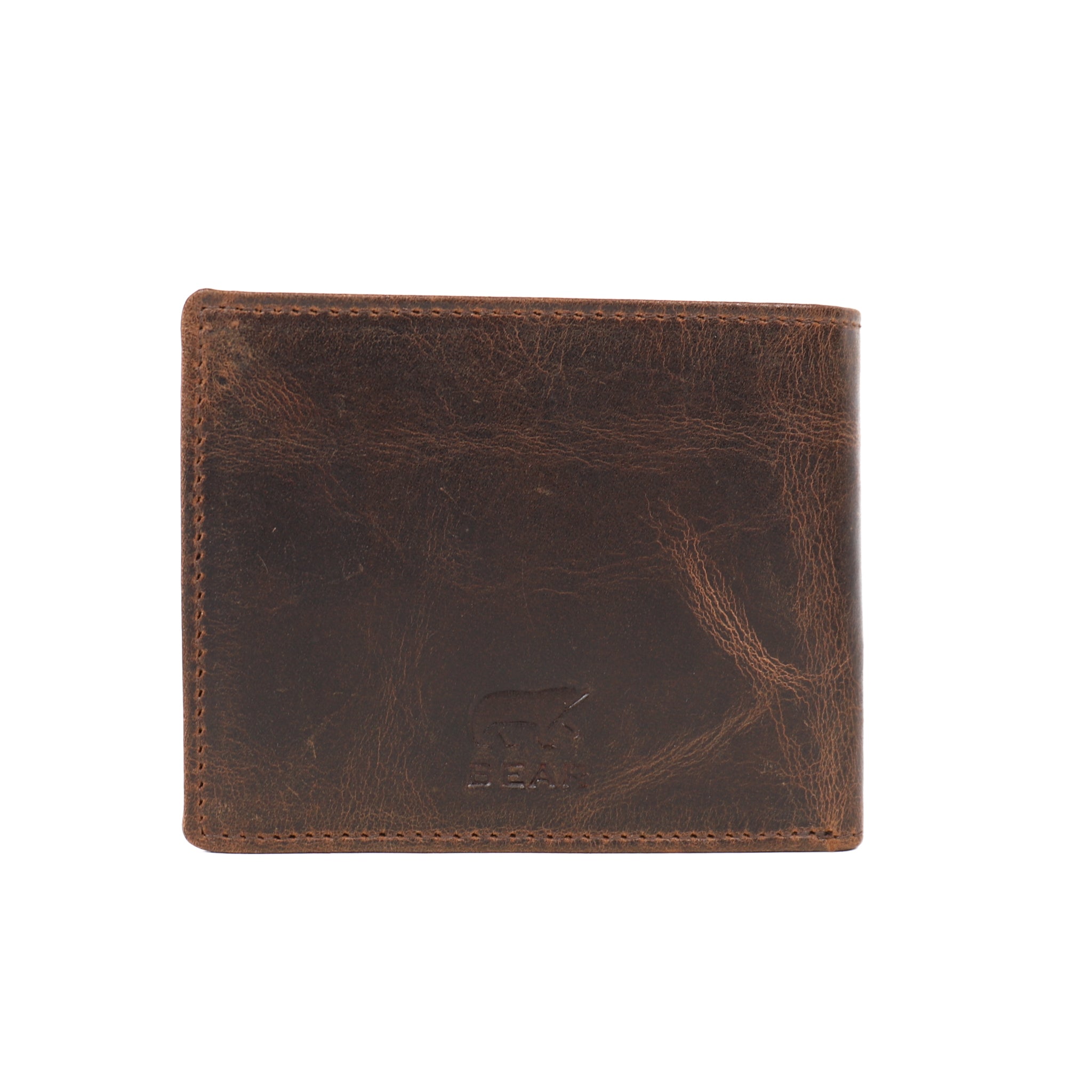 Billfold 'Joost' vintage bruin