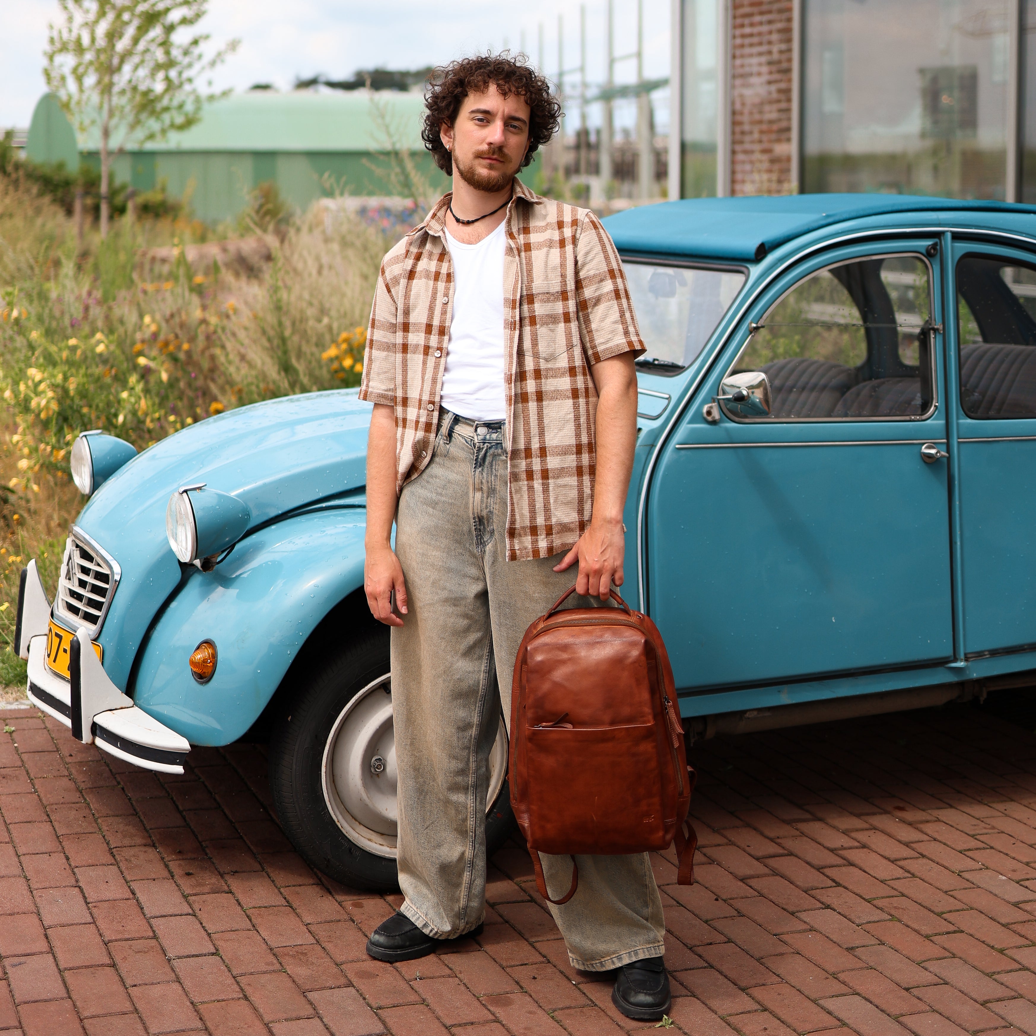 Cabin Rucksack 'Odin' cognac