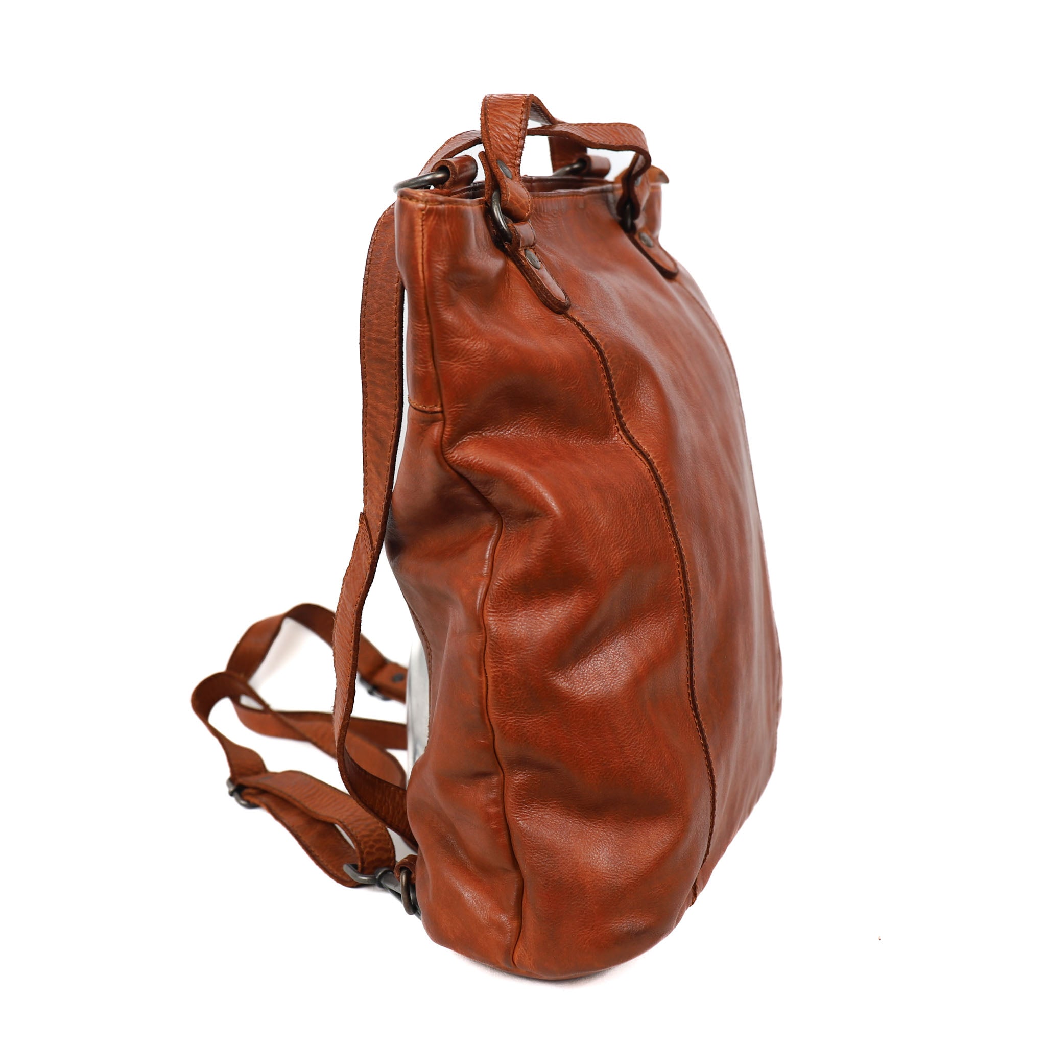 Rucksack/Umhängetasche 'Sandy L' Cognac