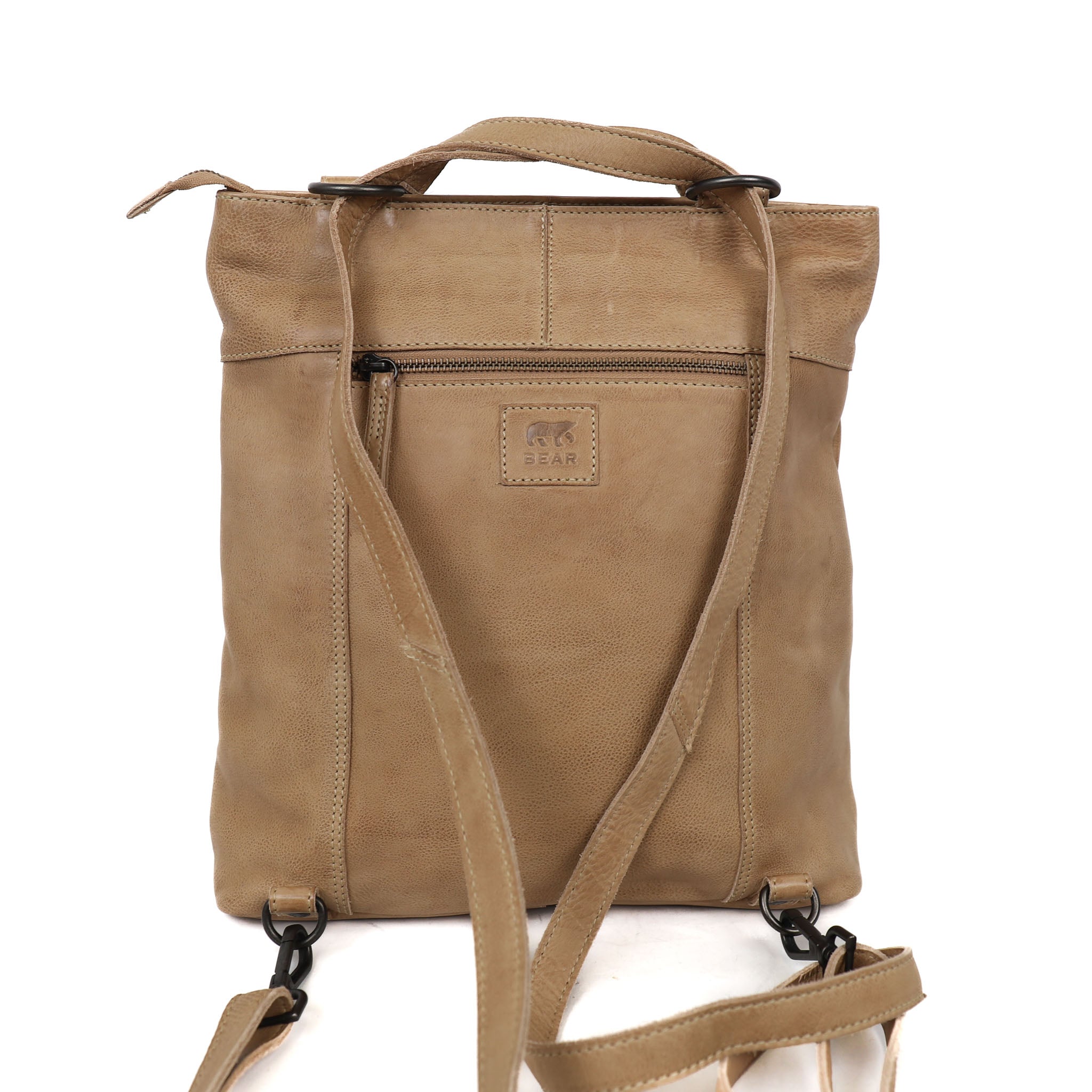 Rucksack/Umhängetasche 'Sandy L' beige