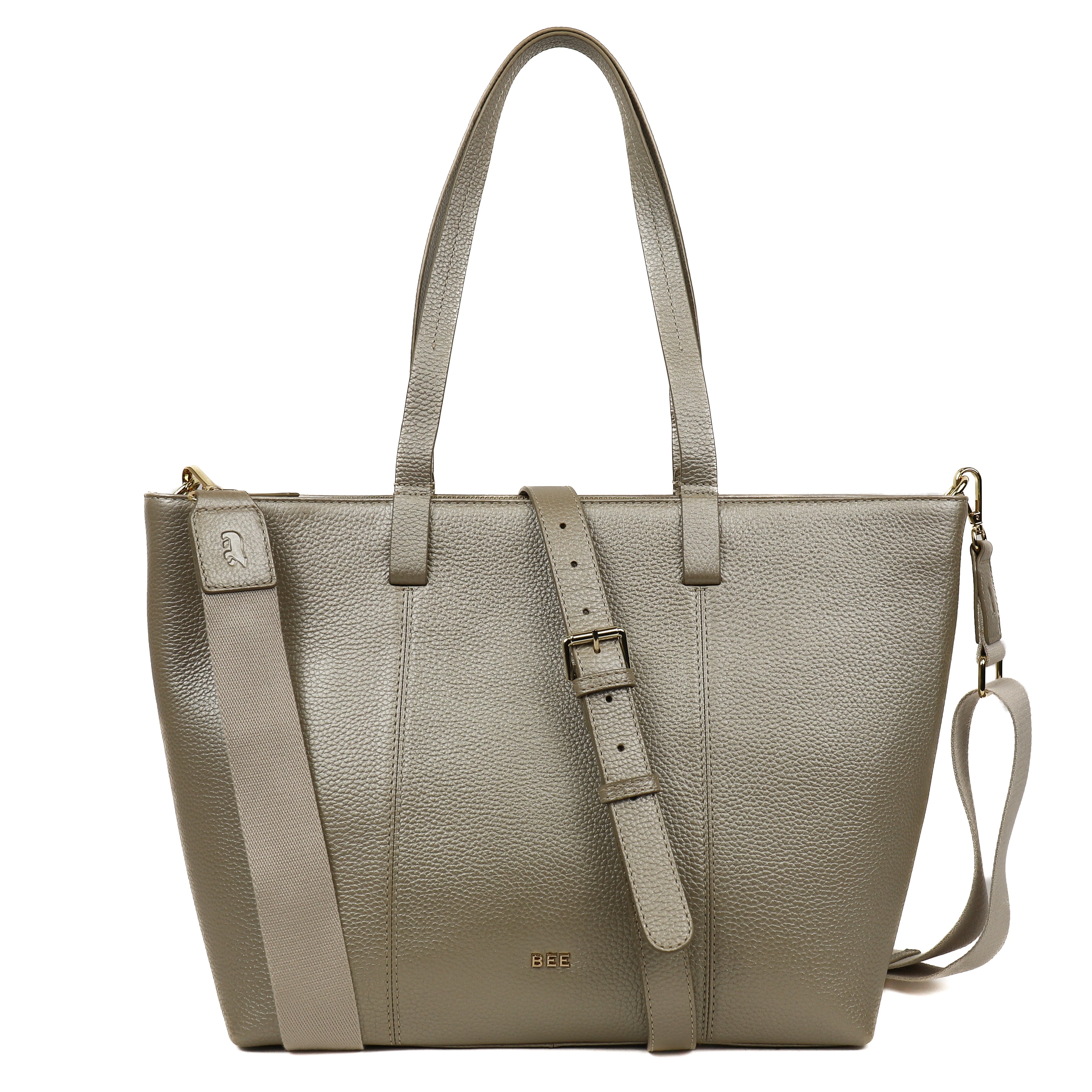 Großer Shopper 'Maya' Metallic Gold